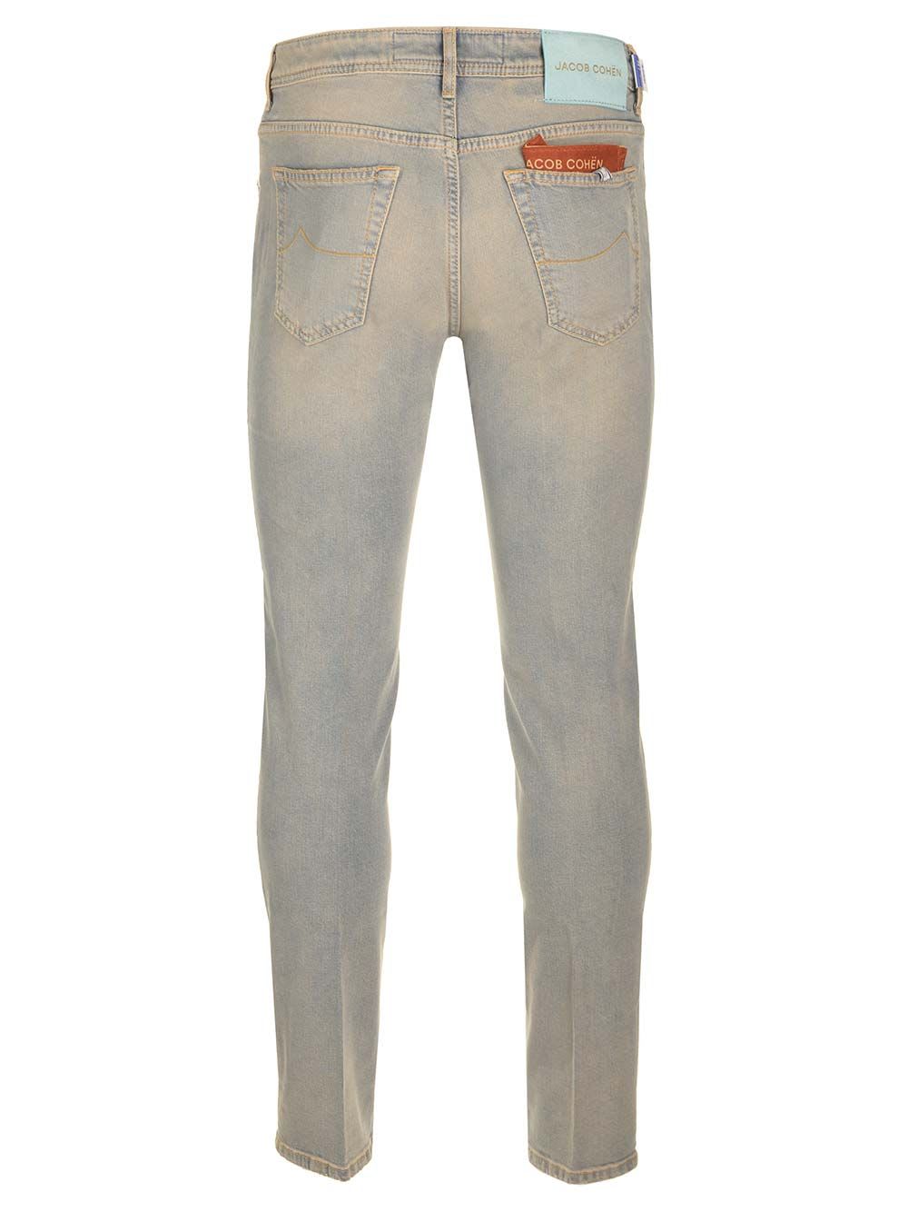 Shop Jacob Cohen Carrot Fit Jeans In Light Blue