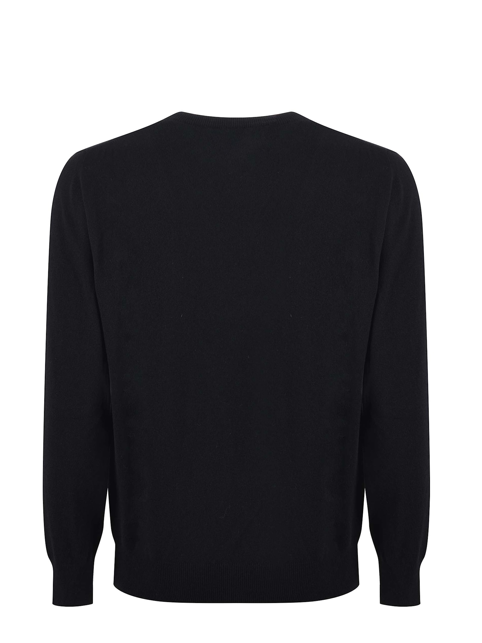 Shop Mc2 Saint Barth Sweater In Wool And Cashmere Blend In Black