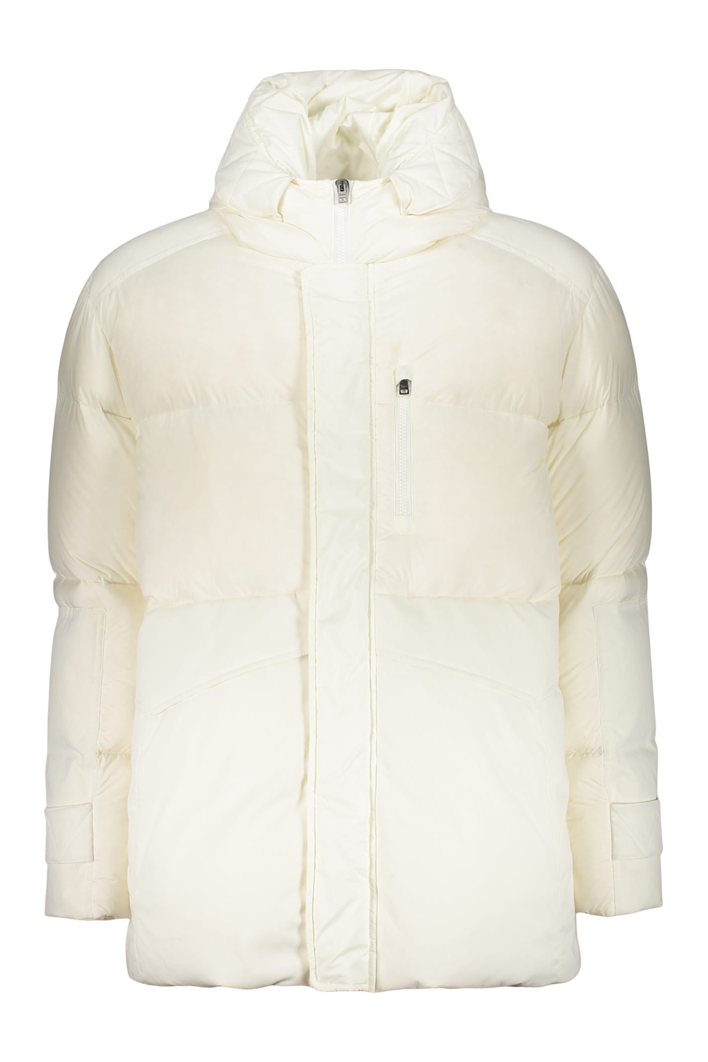 Herno Long-sleeved Down Jacket In White