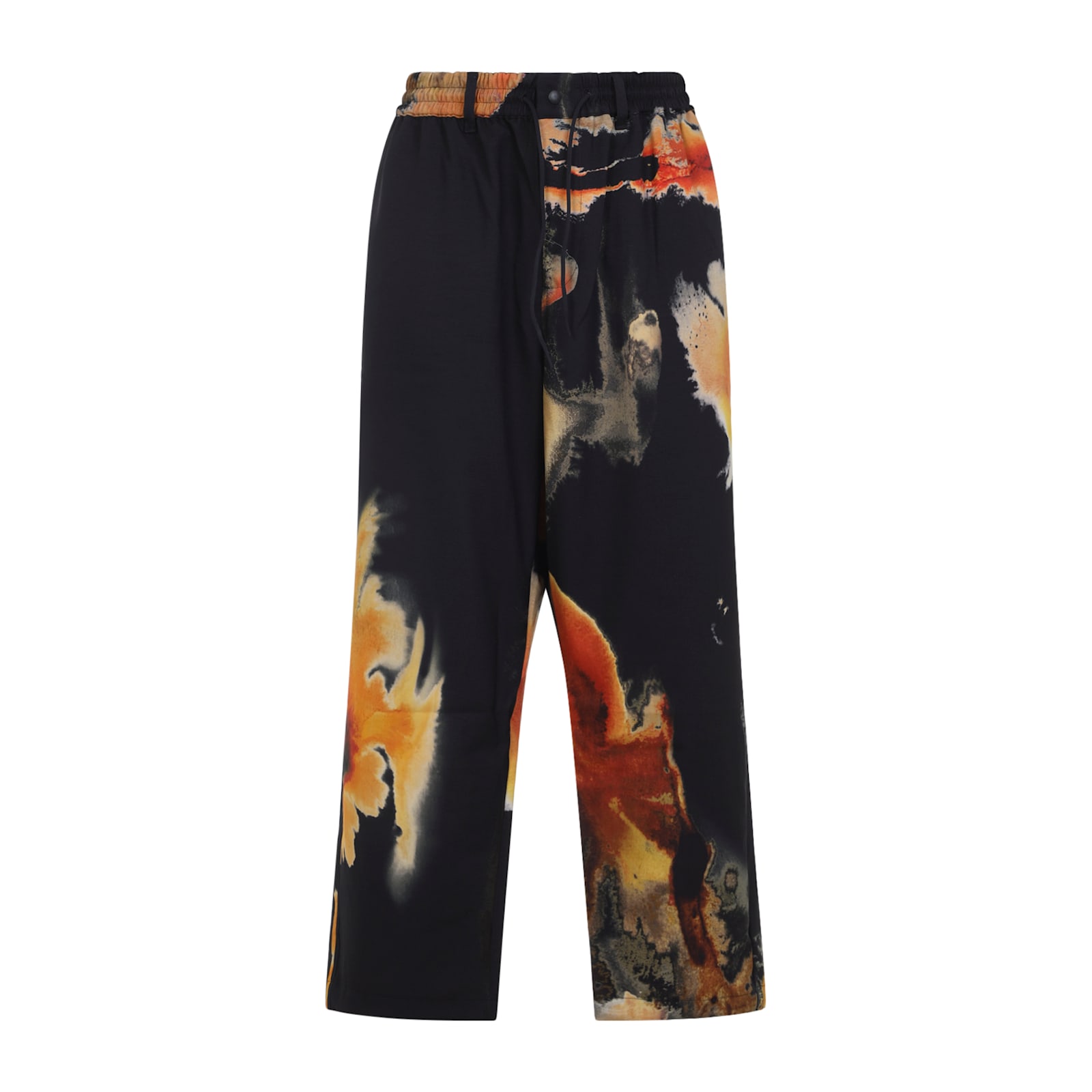 Y-3 Aop Sport Uniform Track Pants In Black