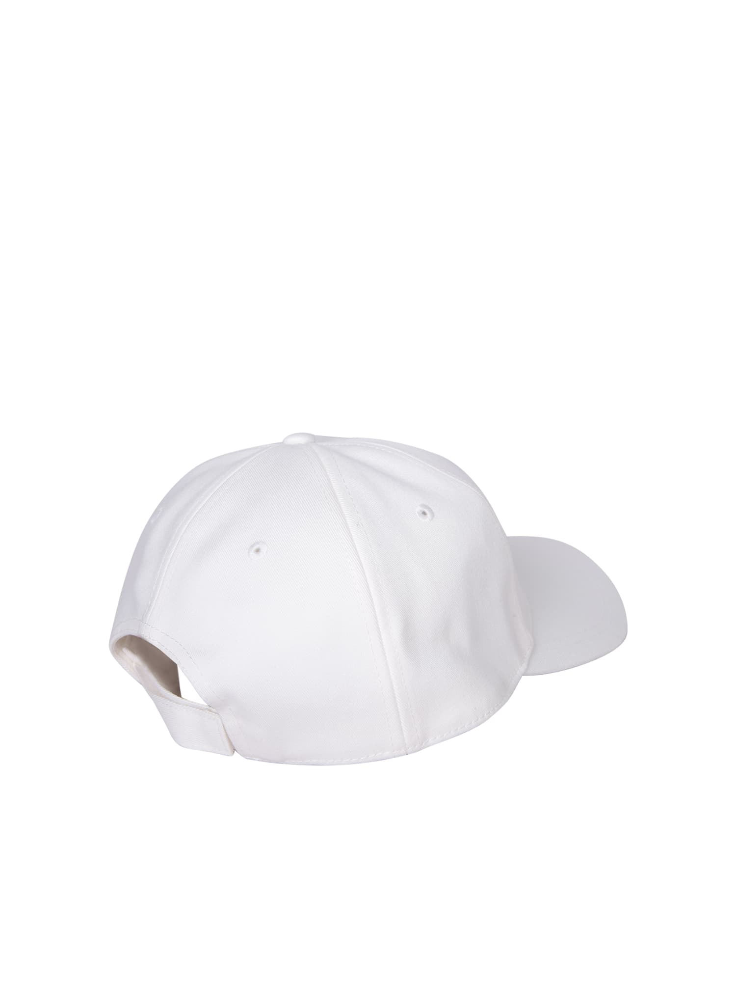 Shop Moncler White Baseball Cap