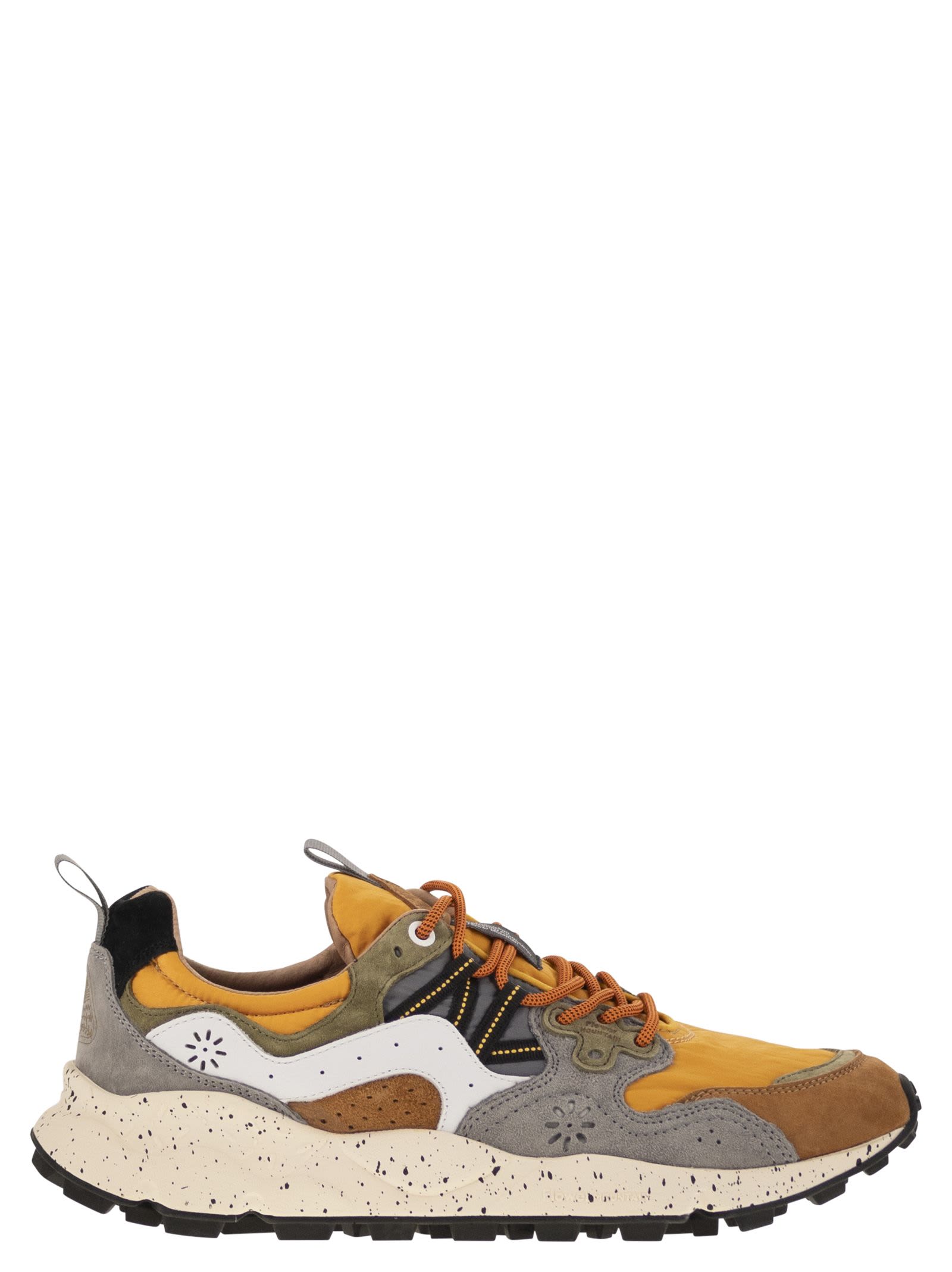 Yamano 3 - Sneakers In Suede And Technical Fabric
