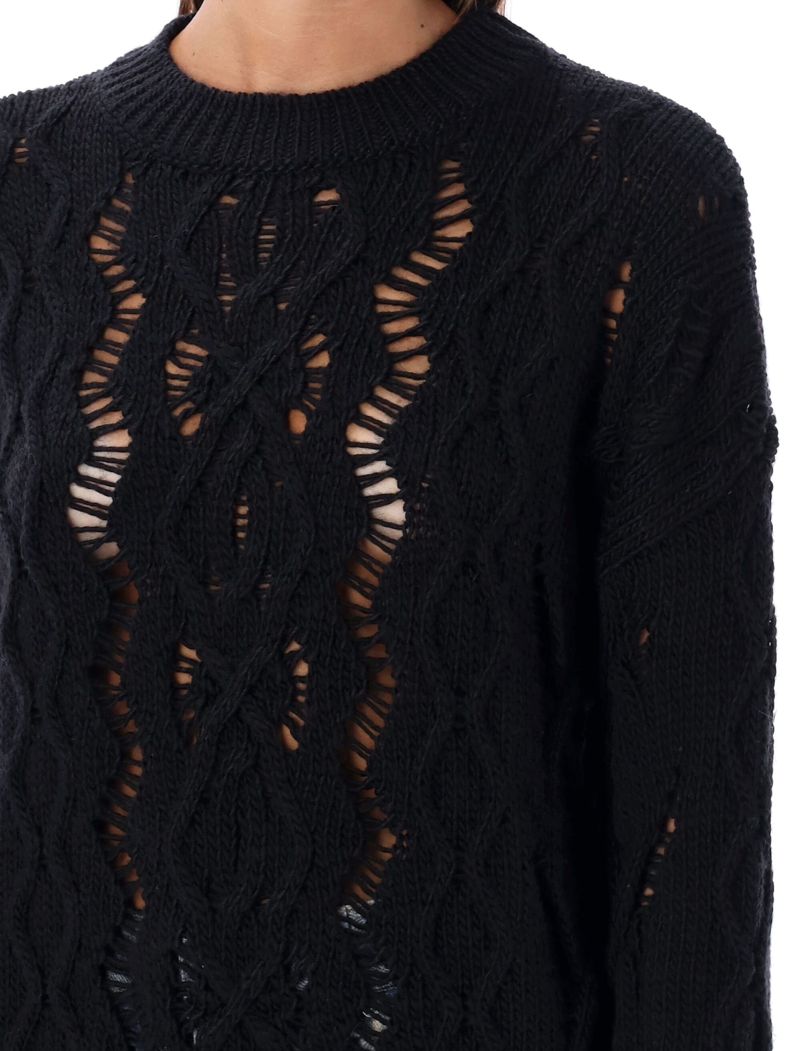 Shop Our Legacy Cable Sona Sweater In Black