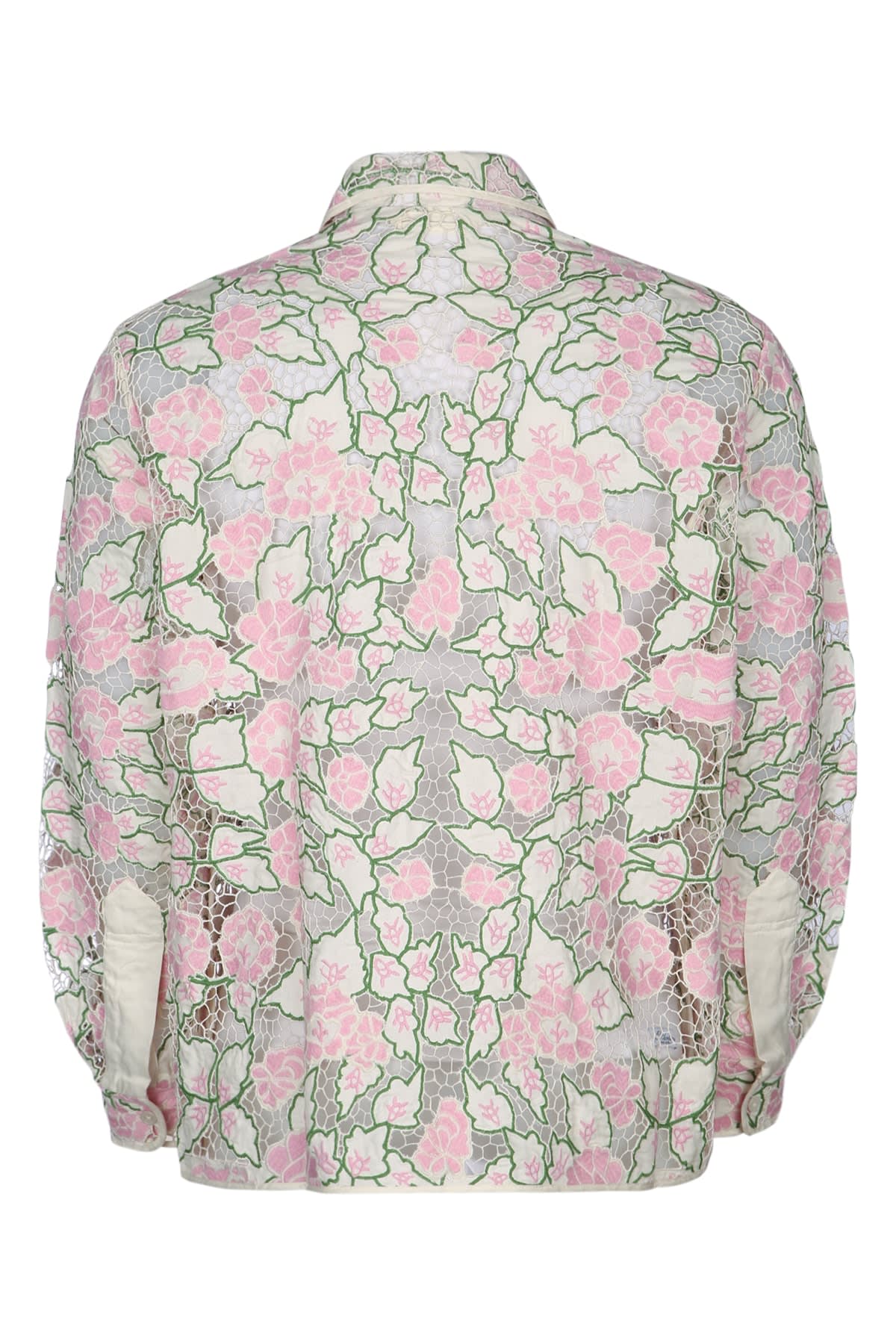 Bode Men Camicia In Pink Multi
