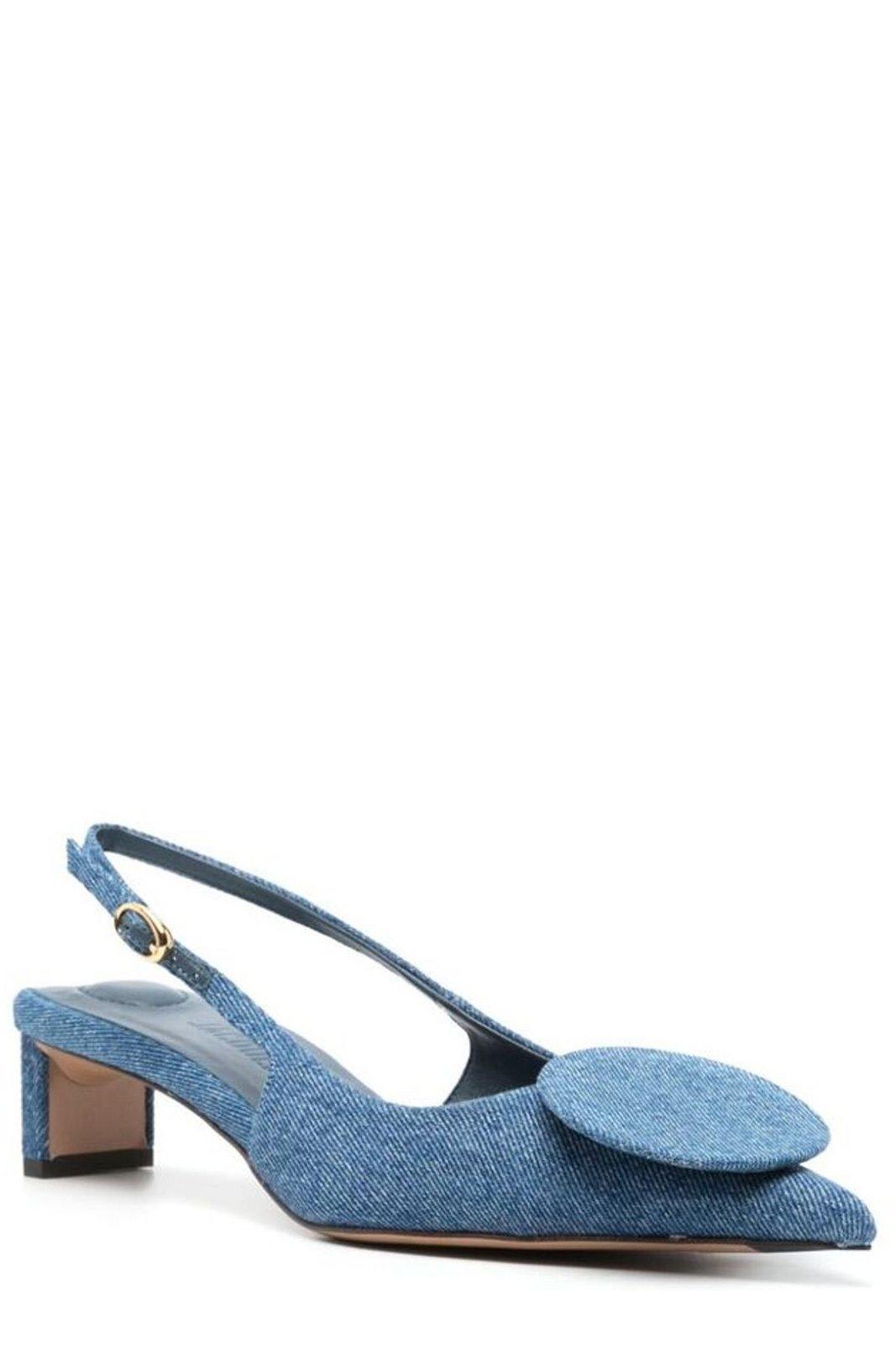 Jacquemus Les Slingbacks Duelo 40mm Pumps In Blue
