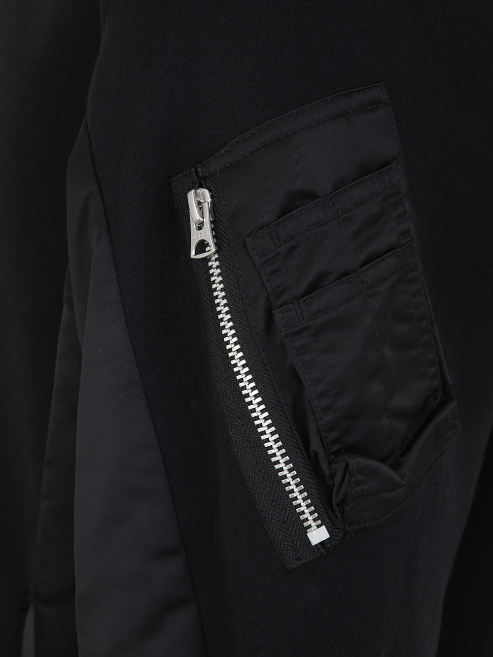 Sponge Sweat Jacket In Black