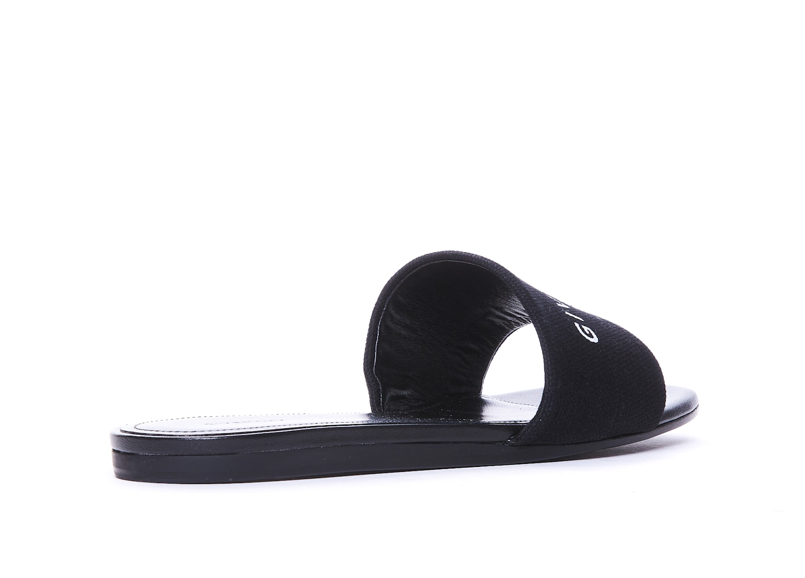 Shop Givenchy 4g Flat Sandals In Black