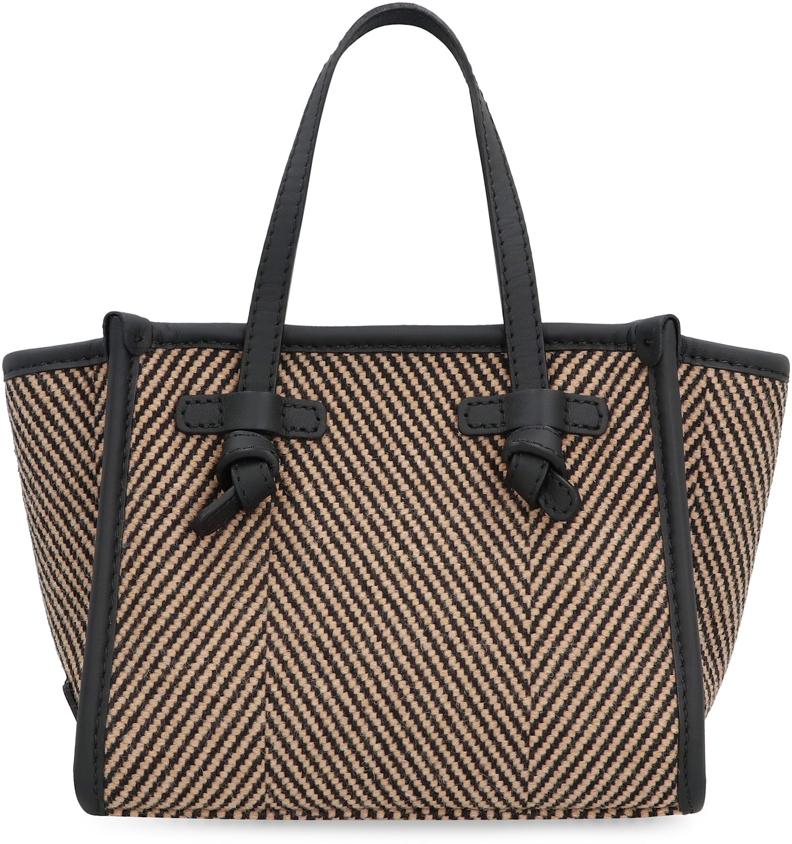 Gianni Chiarini Miss Marcella Herringbone Fabric Handbag