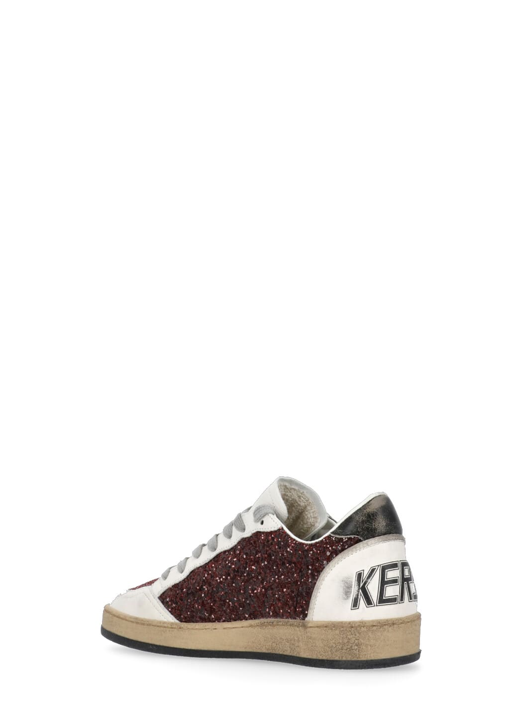 Shop Golden Goose Ball Stars Sneakers In Red