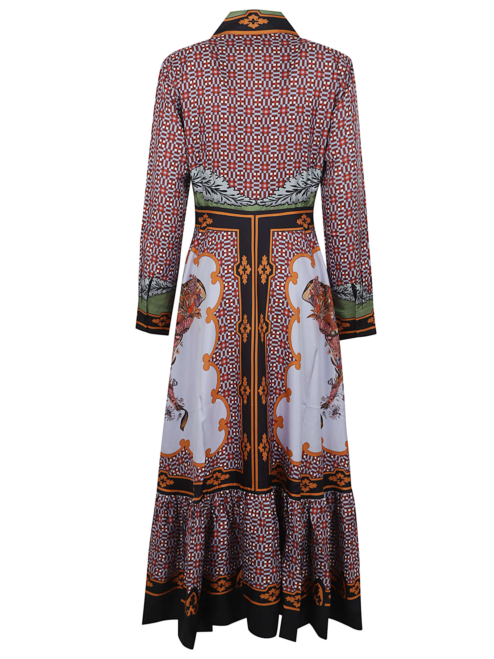 La Doublej Long Sleeves San Pietro Dress Placee In Multi