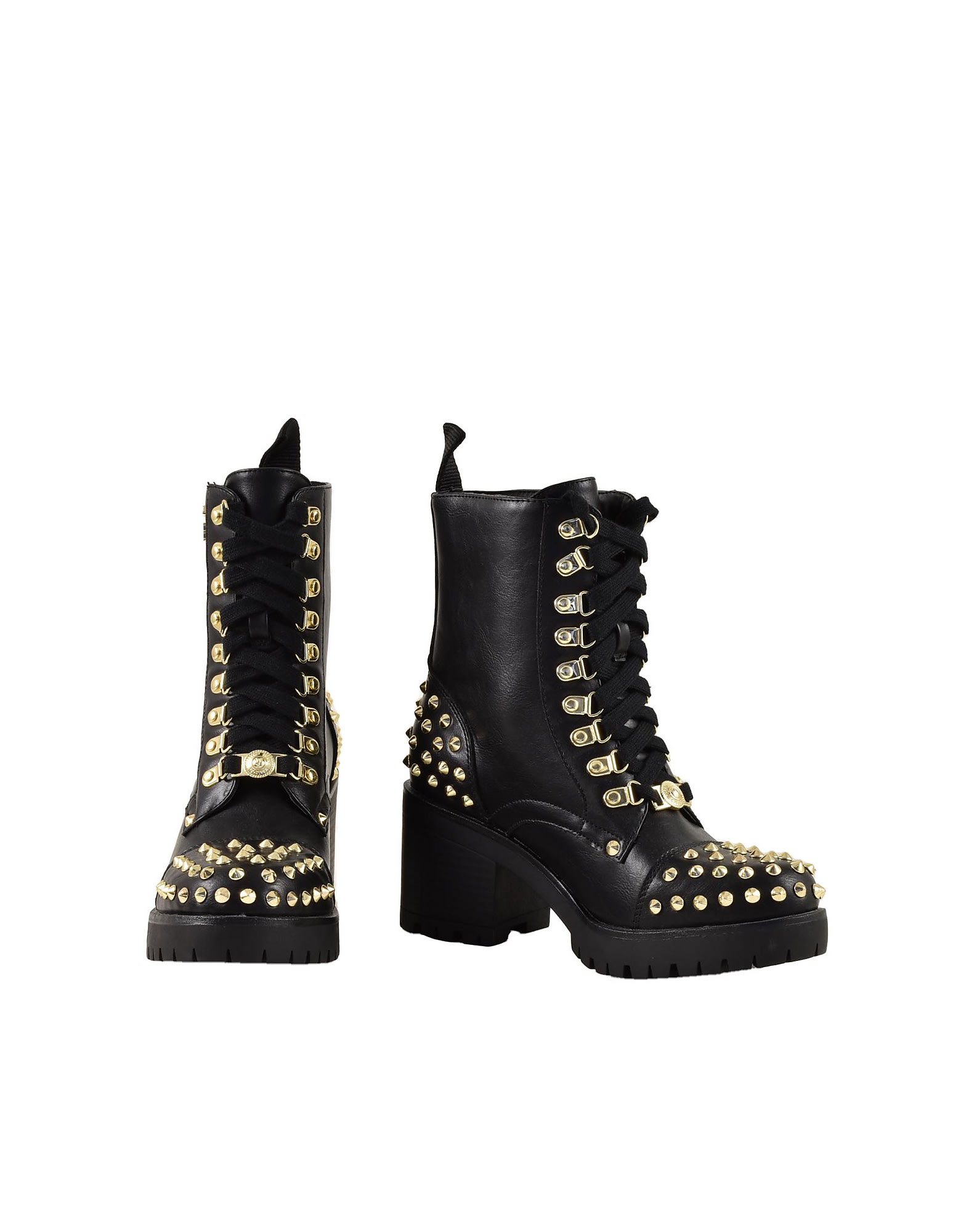 Versace Jeans Couture Womens Black Booties