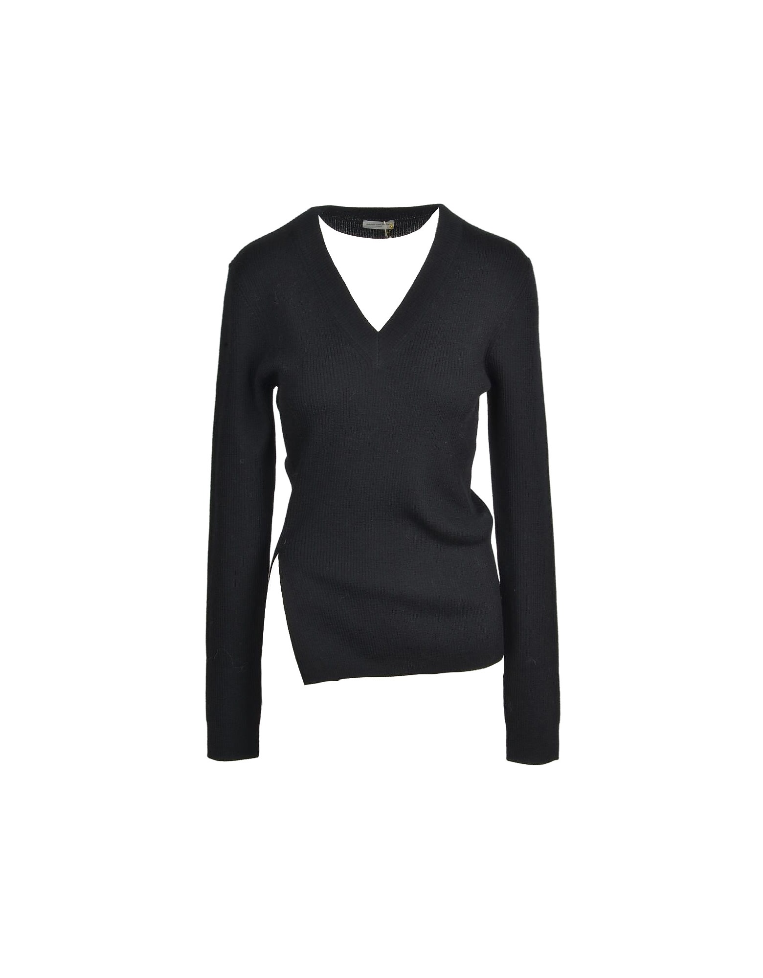 Dries Van Noten Womens Black Sweater
