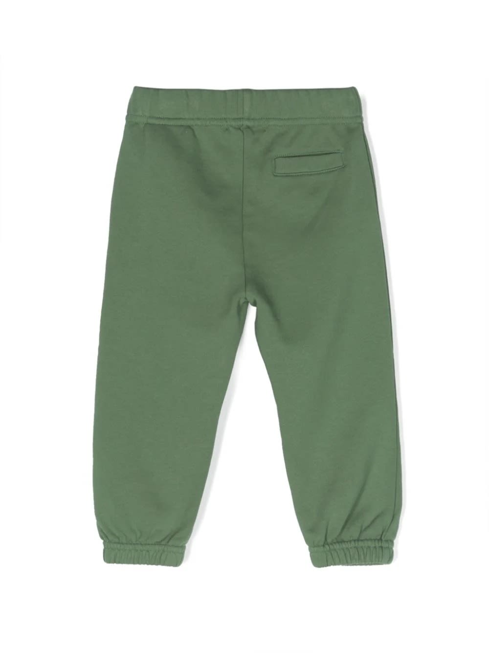 Shop Palm Angels Green Cotton Joggers With Logo