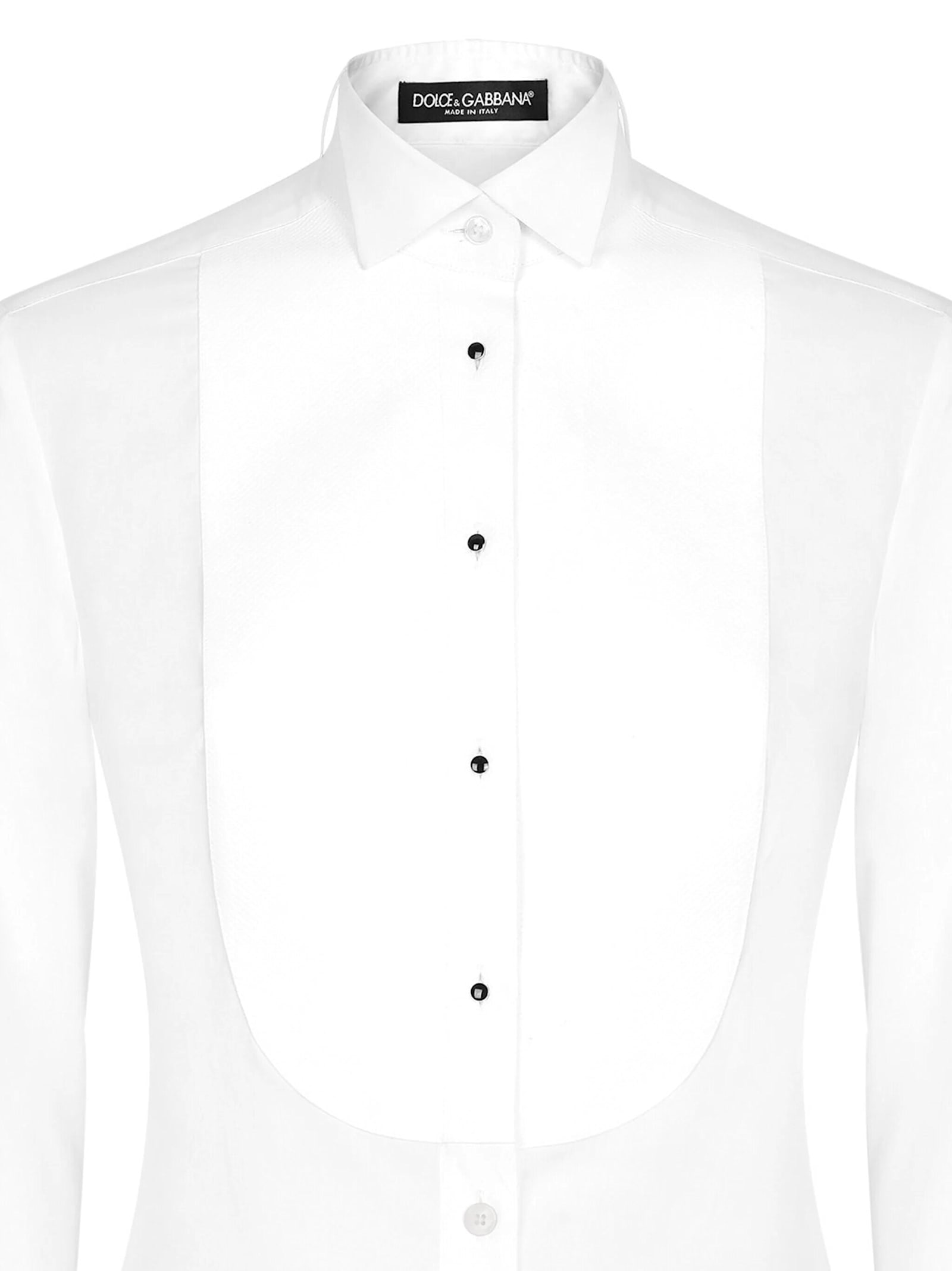 Shop Dolce & Gabbana Camicia In Bianco Ottico