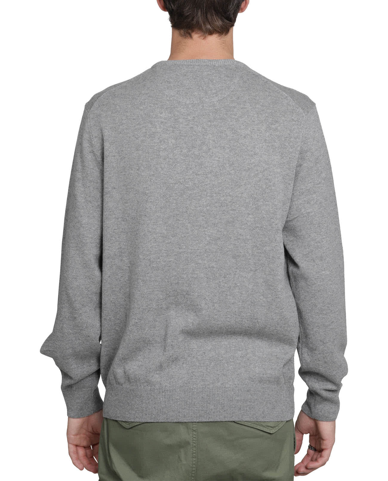 Shop Polo Ralph Lauren Grey Crewneck Sweater