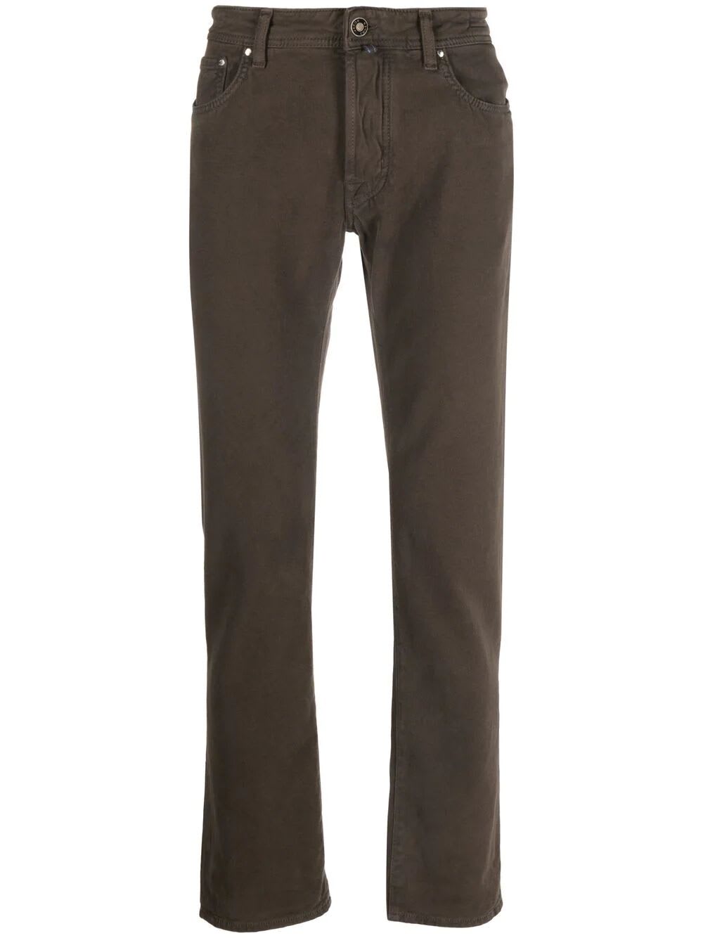 Shop Jacob Cohen Bard Slim Fit Jeans In Marsh Brown