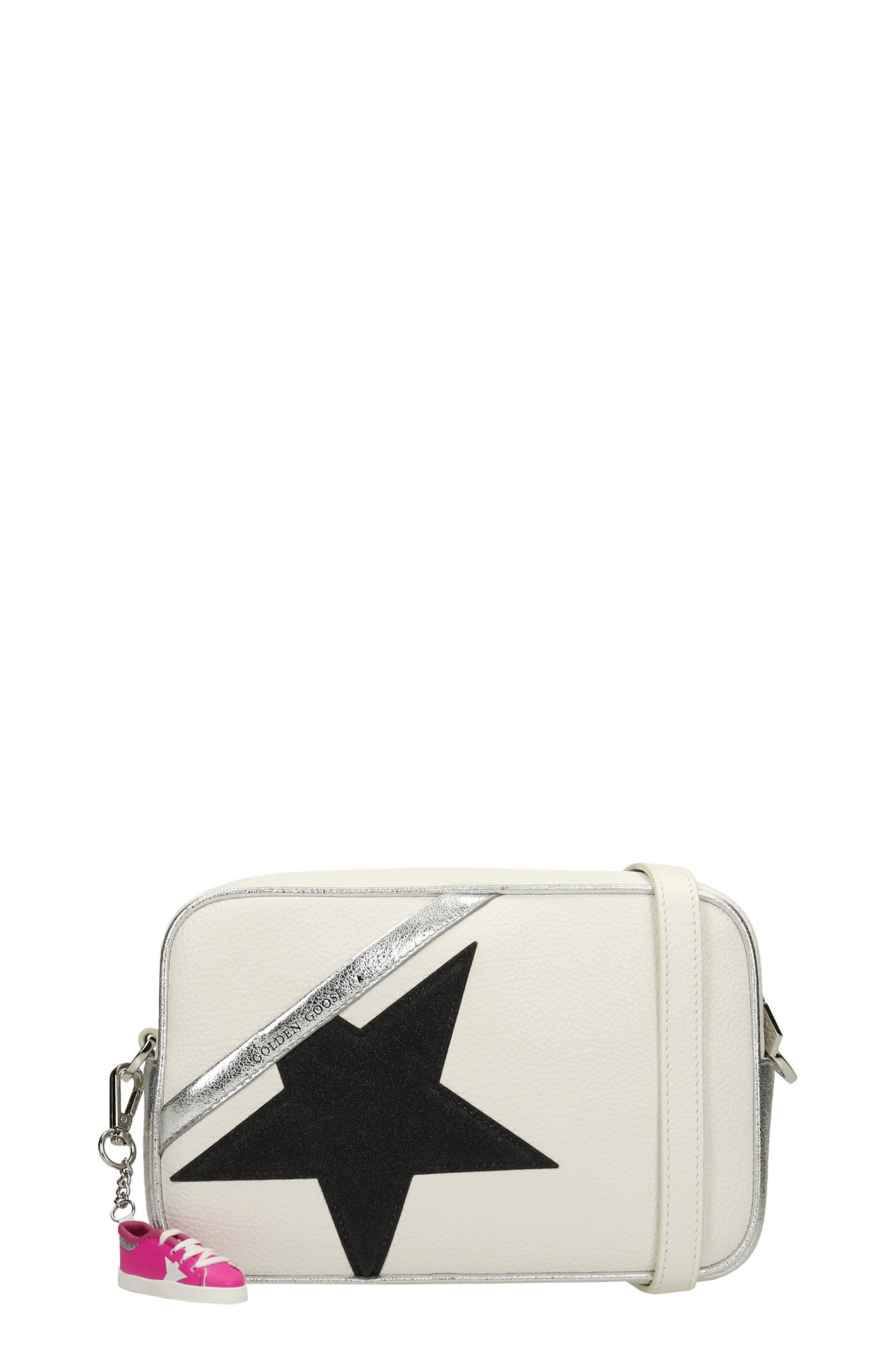 Golden Goose Star Bag Shoulder Bag In White Leather