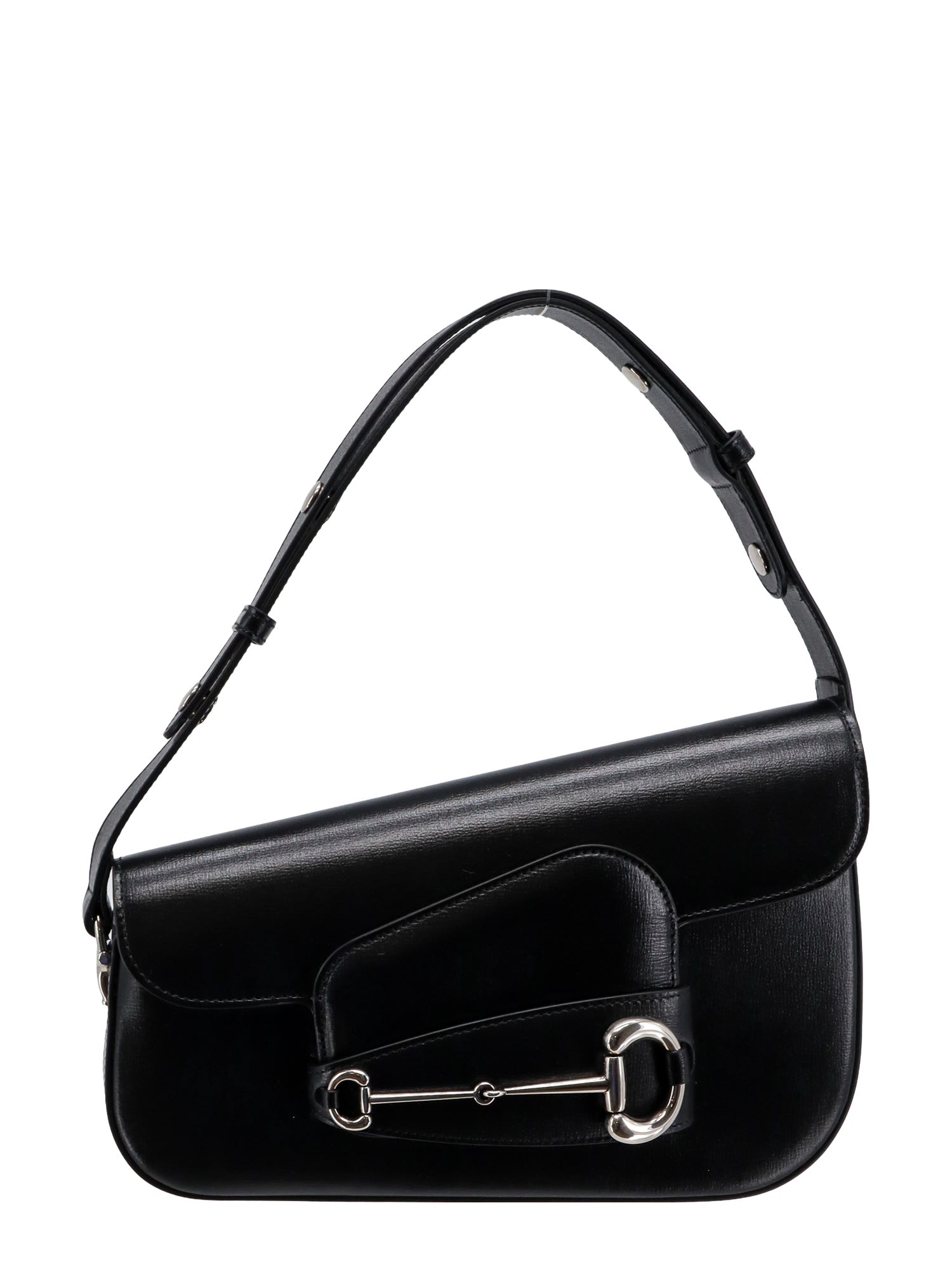 Shop Gucci Horsebit 1955 Shoulder Bag In Black