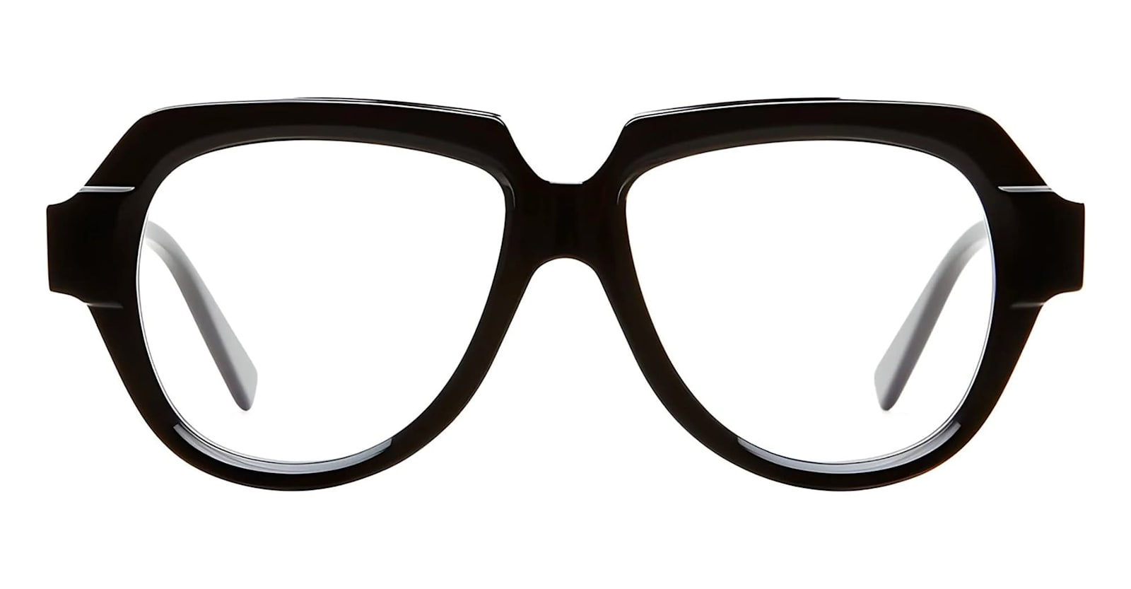 Kuboraum Mask K37 Bs - Black Shine Rx Glasses In Black