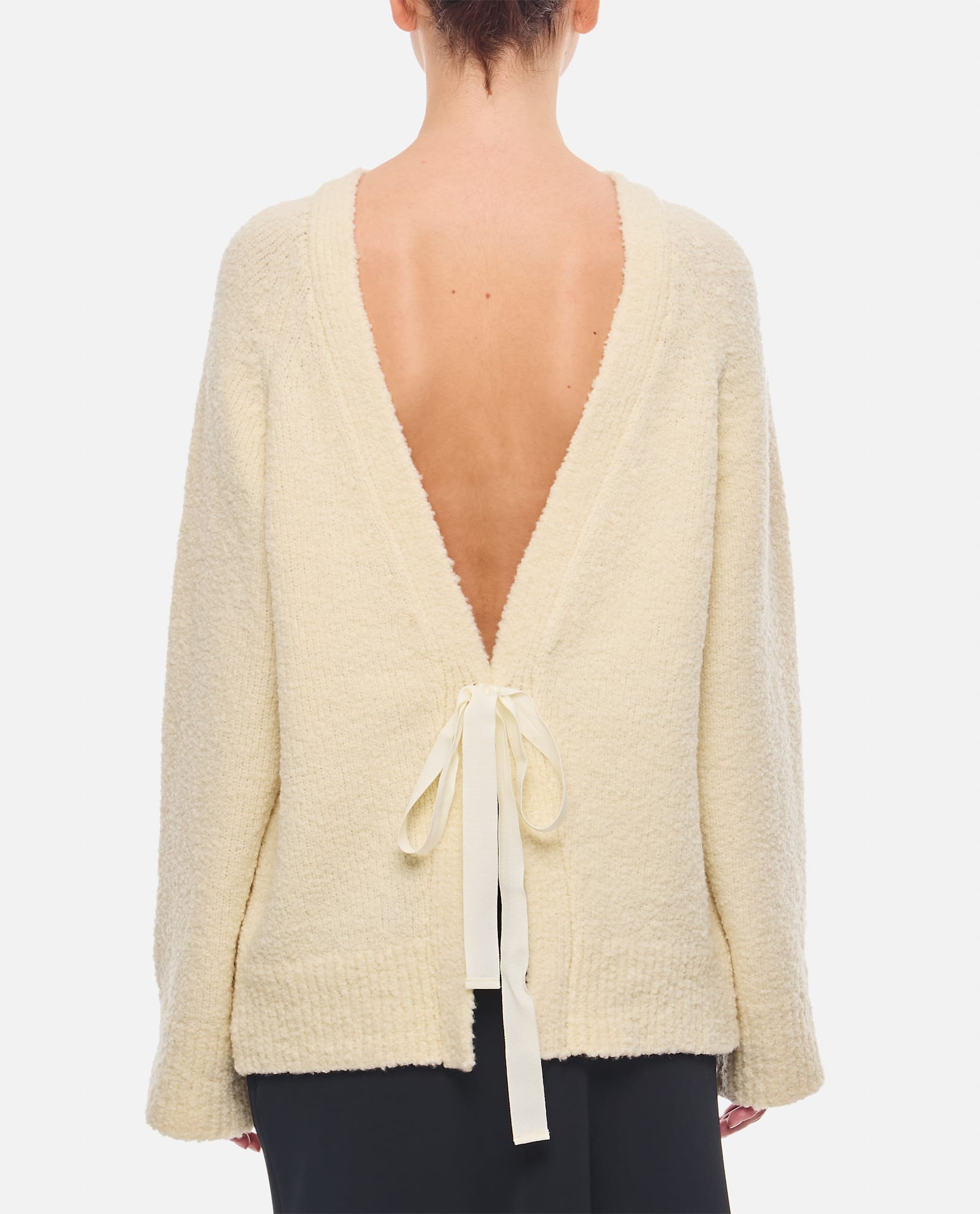 Shop Cecilie Bahnsen Odalis Oversized Jumper In White