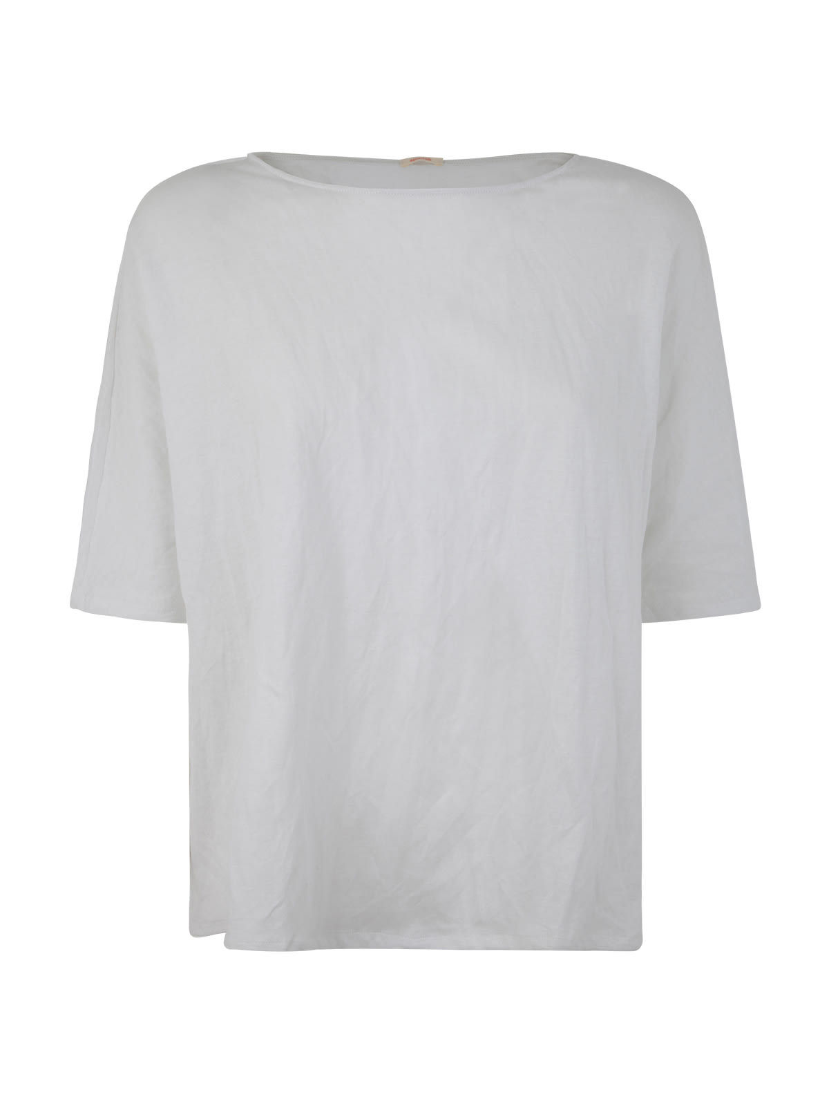 A Punto B 3/4 Sleeves Boat T-shirt In White