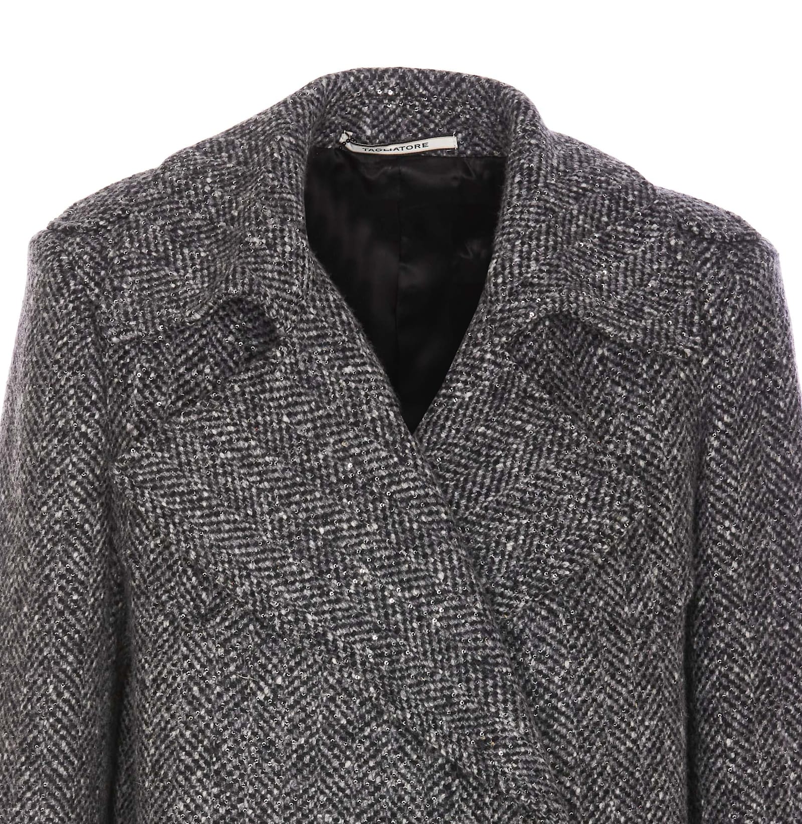 Shop Tagliatore Carola Coat In Grey