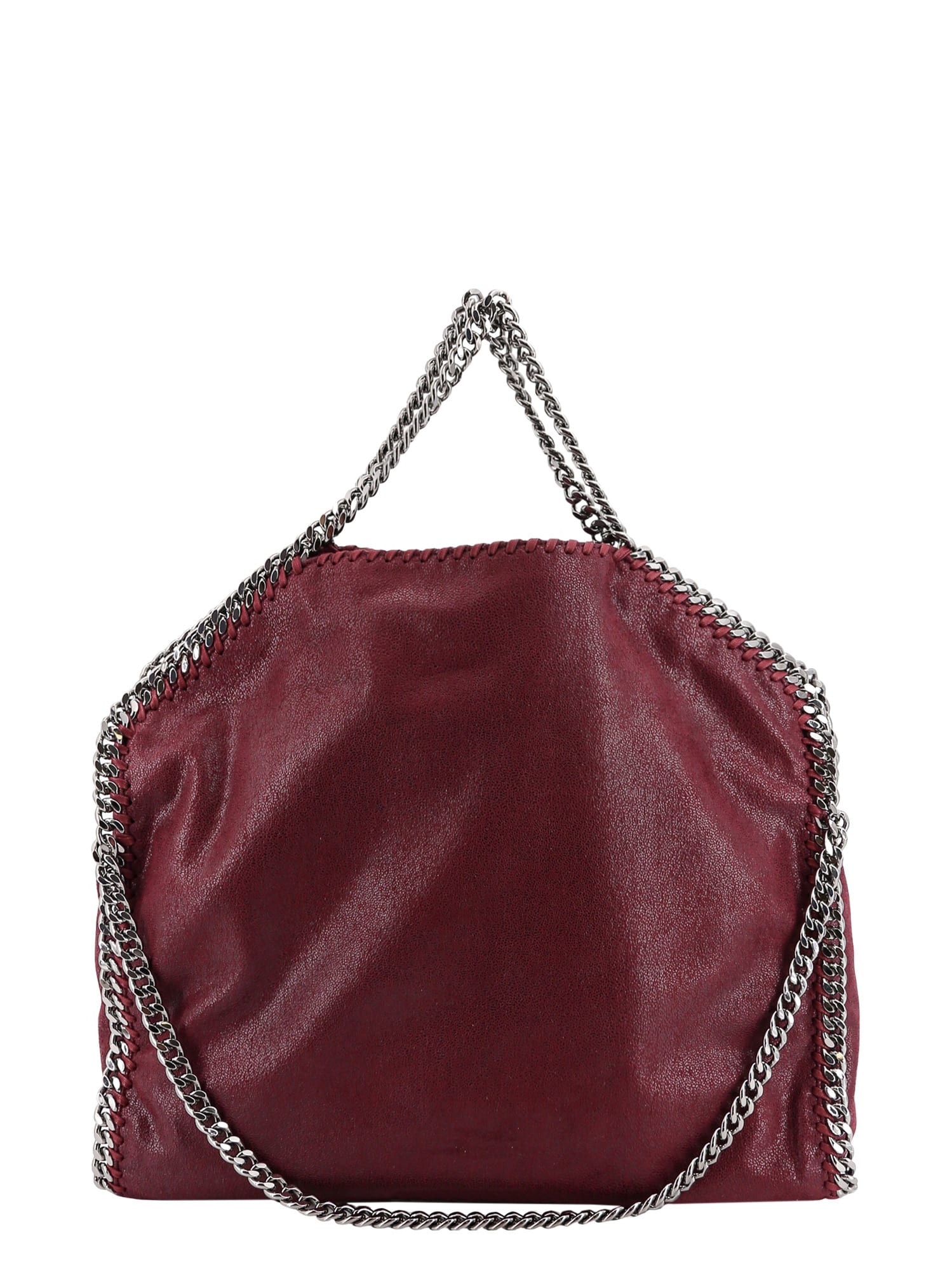 Shop Stella Mccartney Falabella Shoulder Bag In Plum