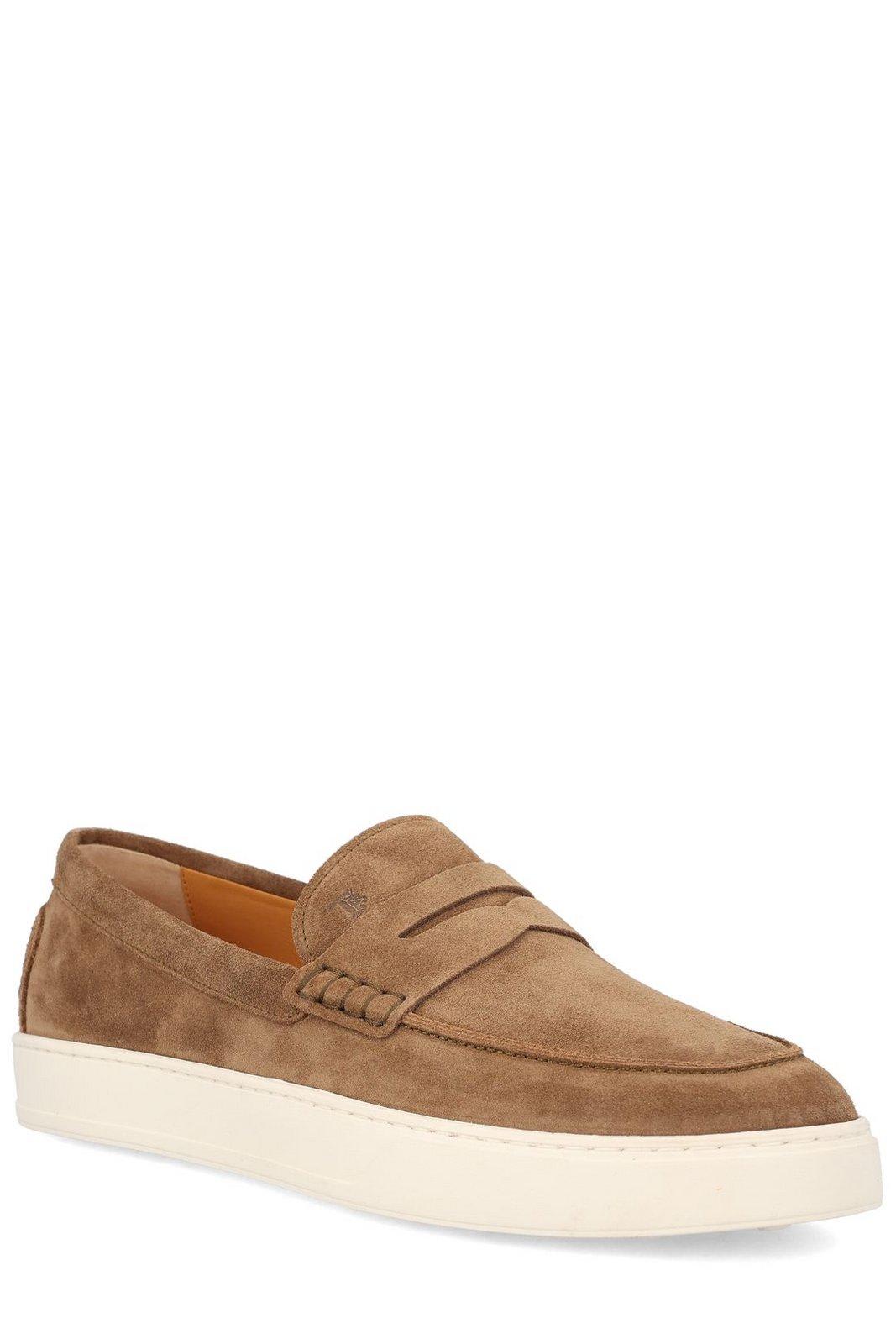 Tod's Torba Slip-on Loafers In Brown