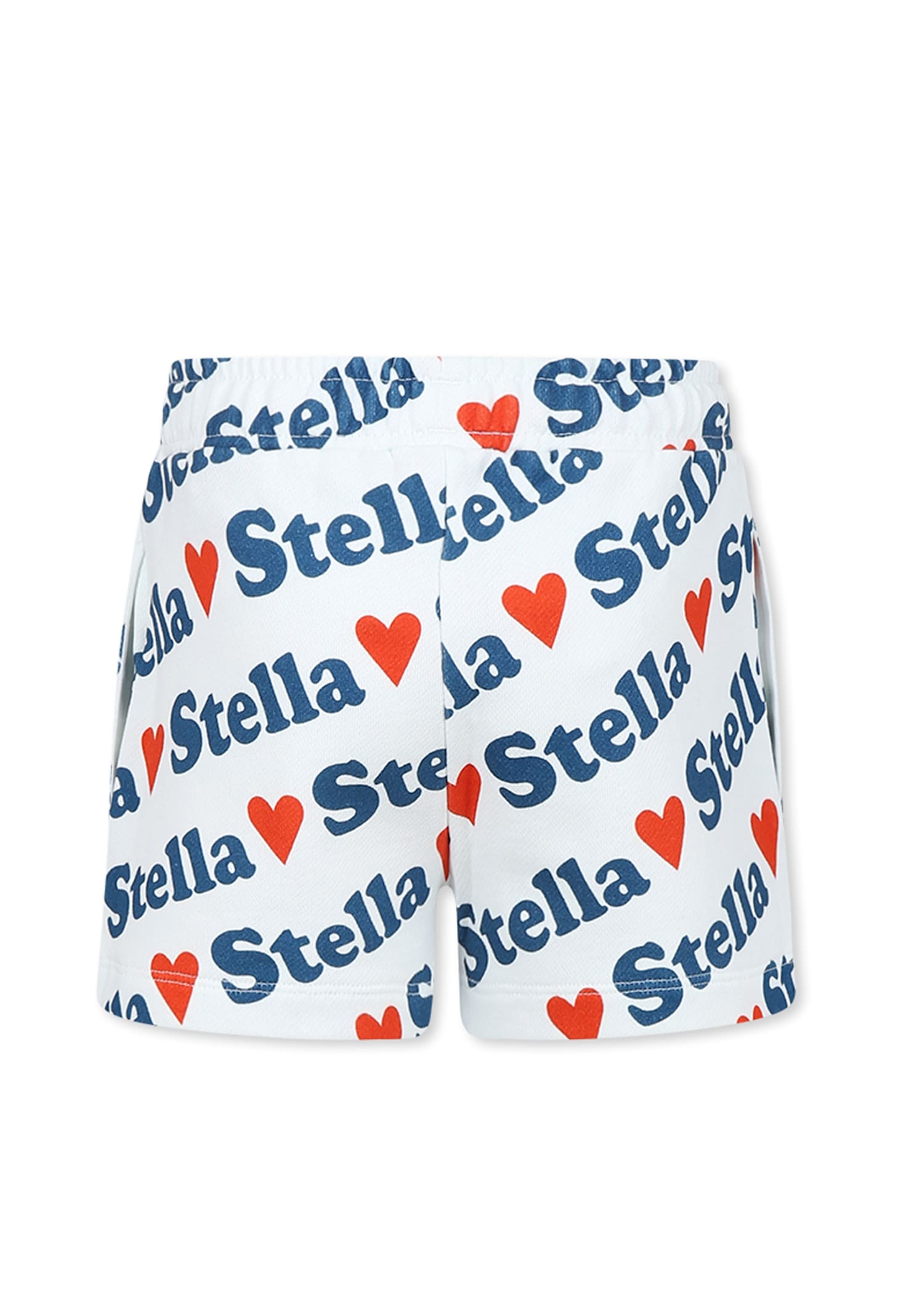 Stella Mccartney Pattern Shorts In White