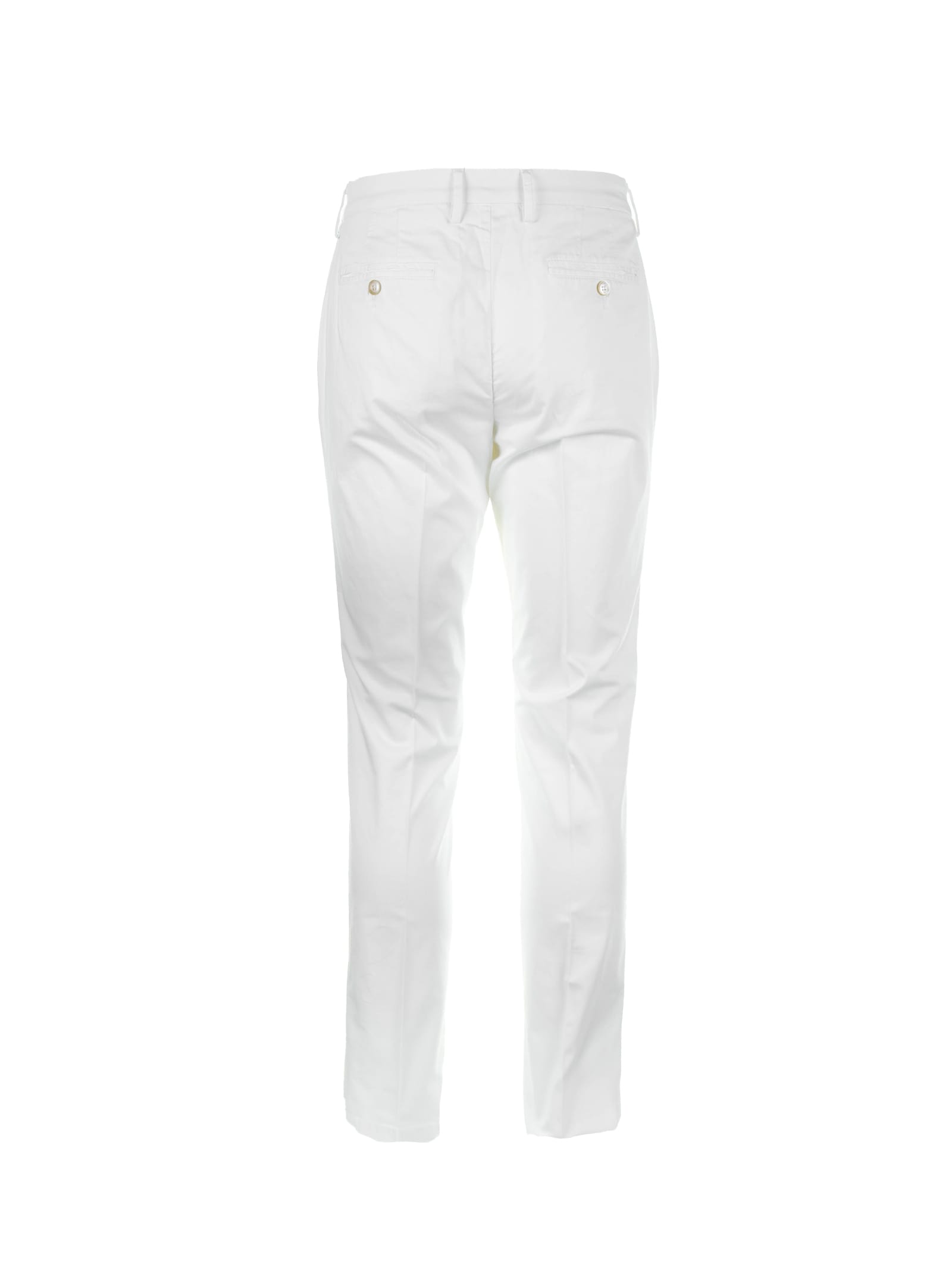 Shop Cruna Brera White Trousers In Burro