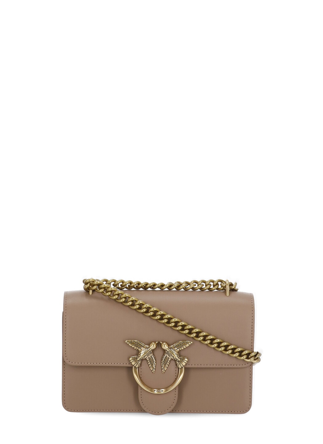 Pinko Classic Love One Simply Bag In Brown