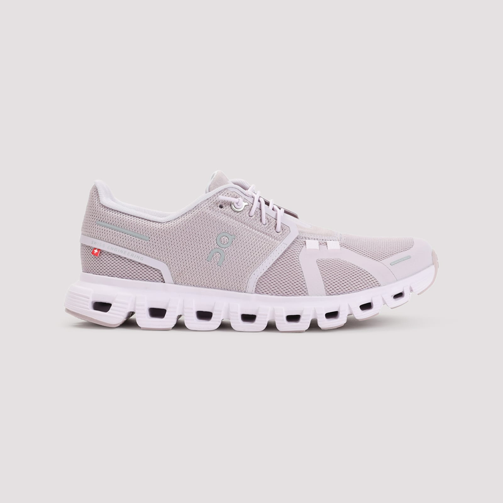 On Lightweight Textile Sneakers With Modern Lacing System In Purple