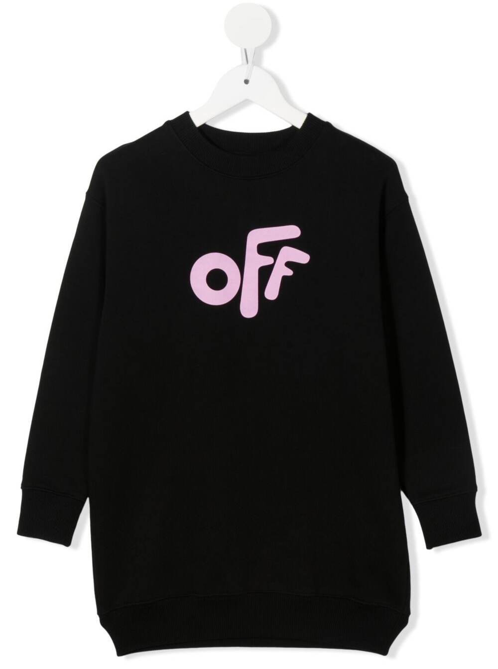 Off-White Off Rounded Crewneck Dress