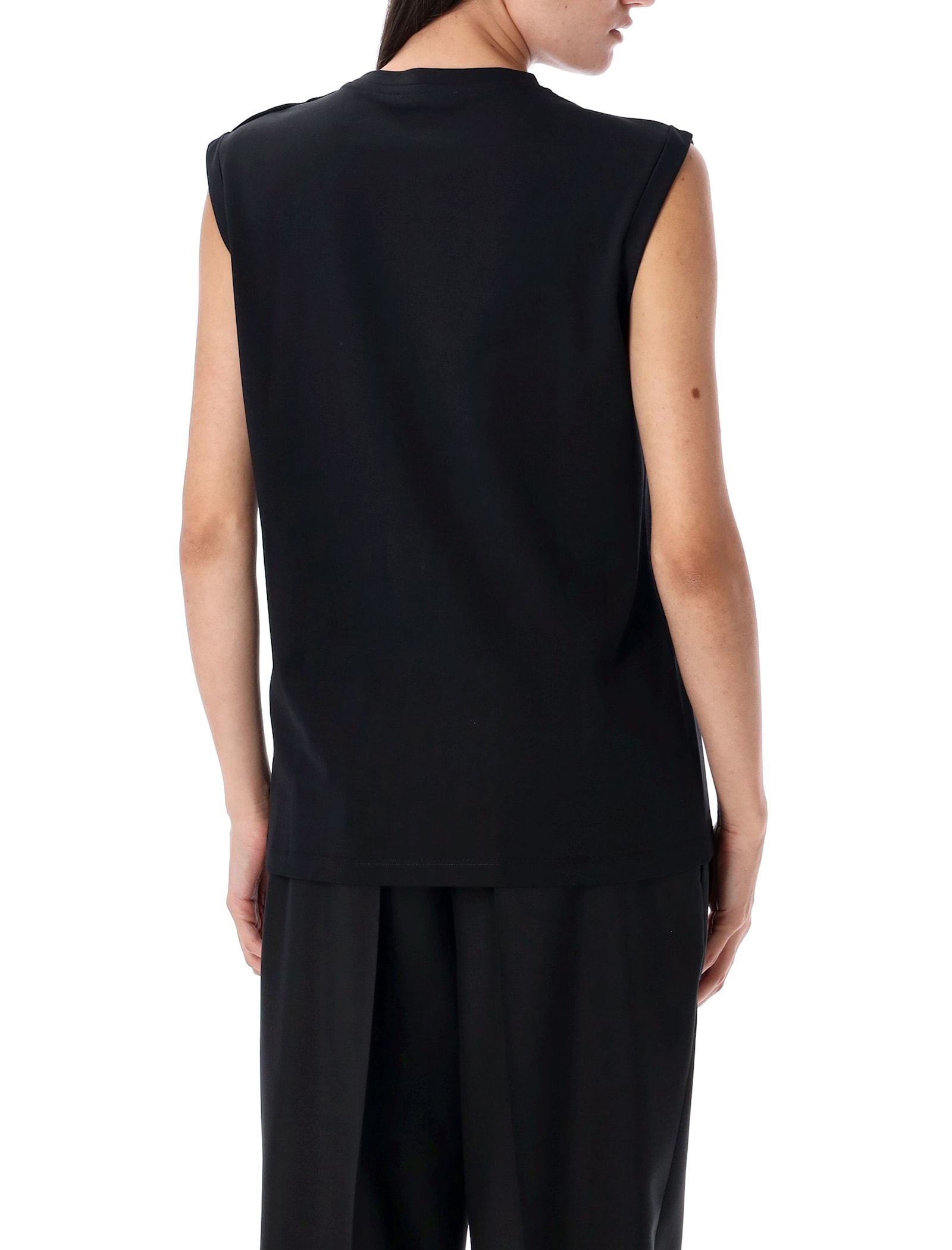 Balmain Paris Tank Top In Black