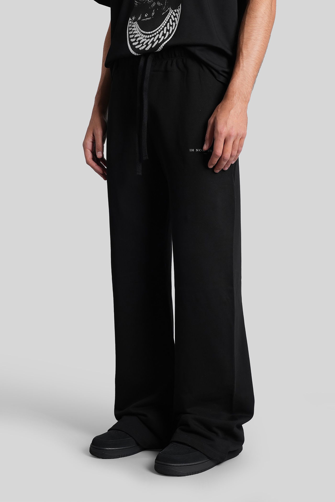 Ih Nom Uh Nit Pants In Black Cotton In Black