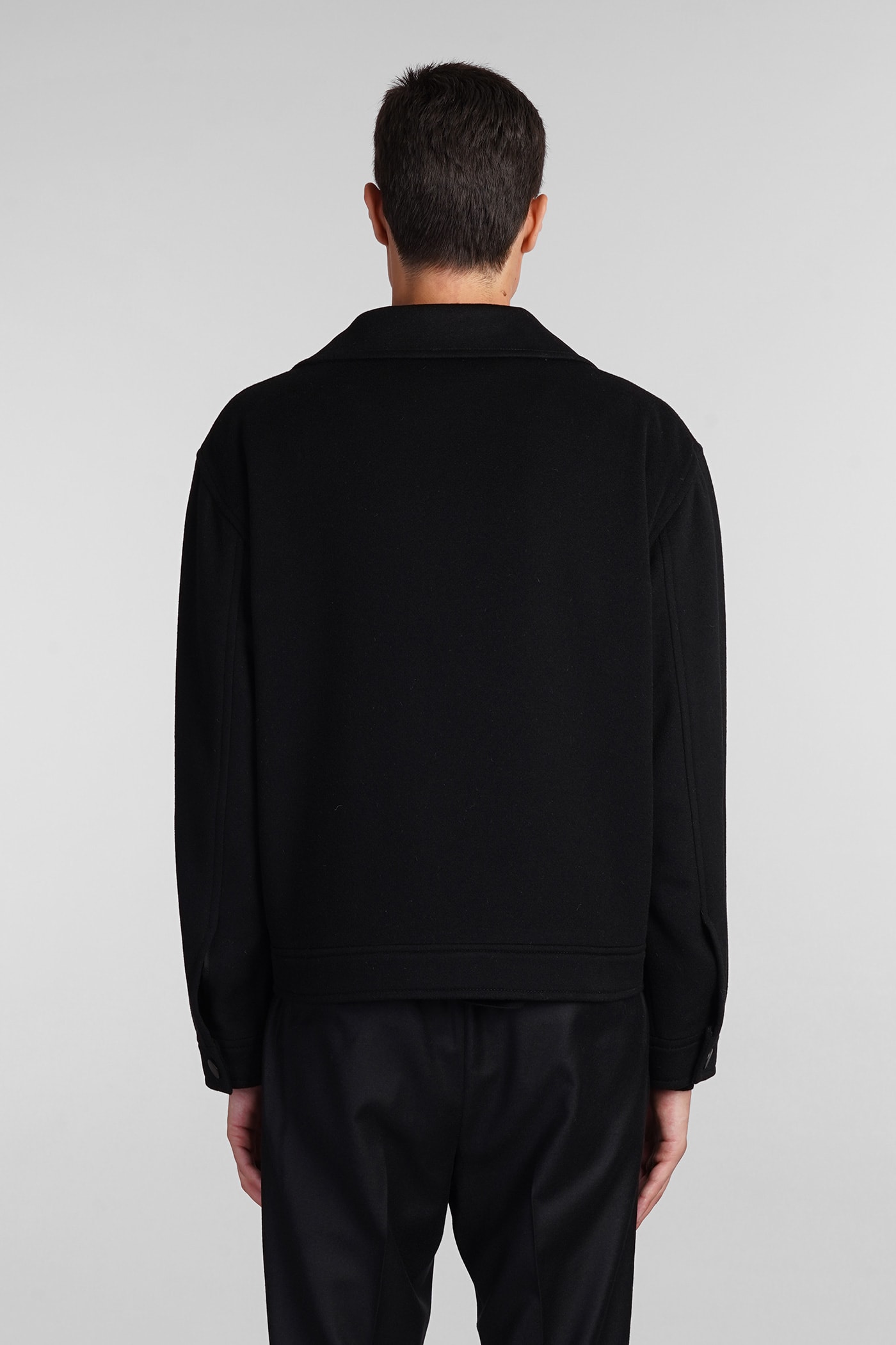 Shop Tagliatore Amir Casual Jacket In Black Cashmere