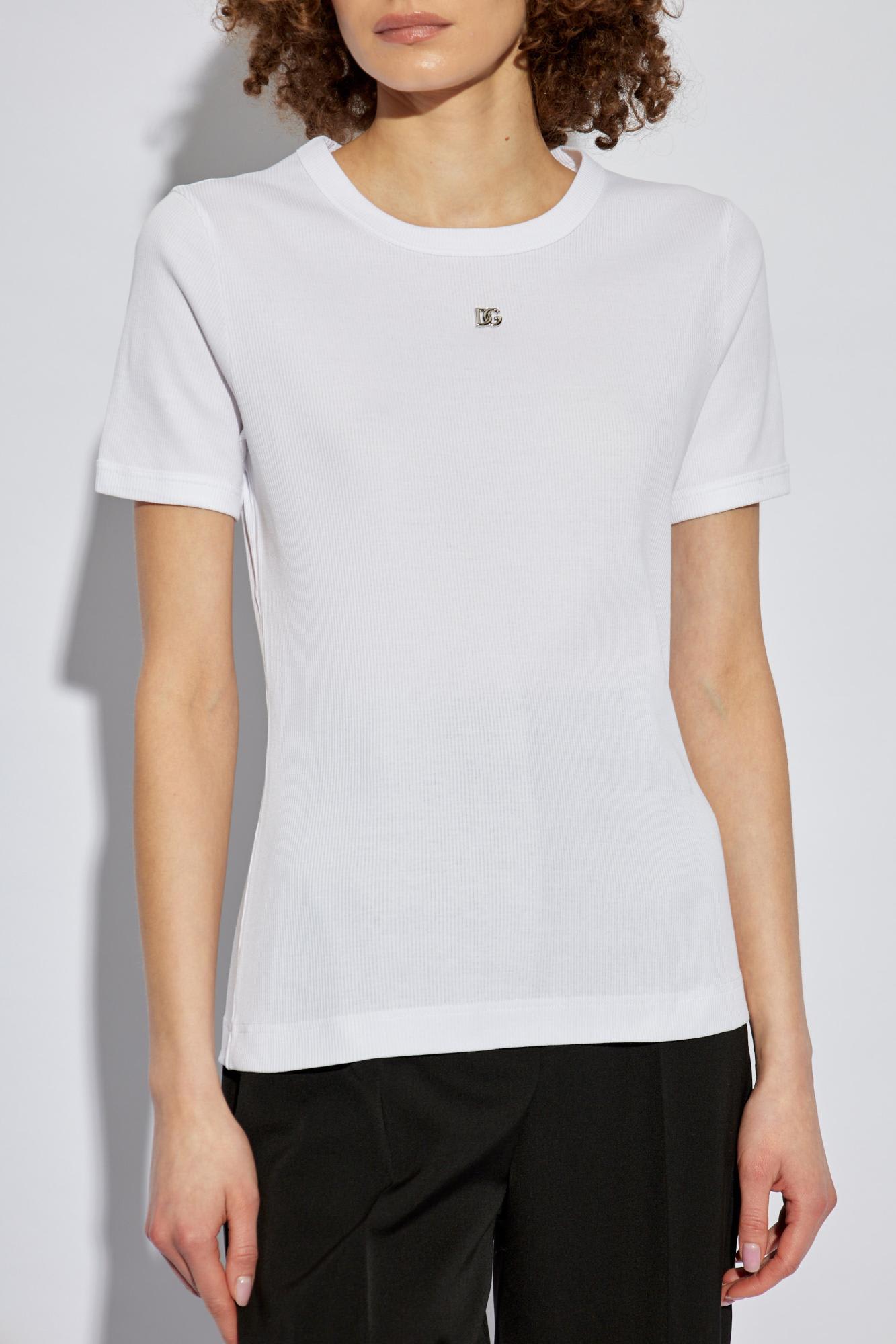 Dolce & Gabbana Short-sleeved T-shirt In White