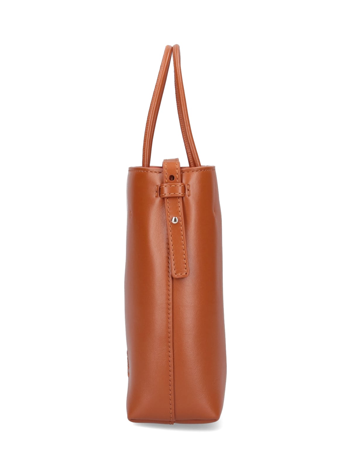 Shop Chloé Sense Micro Bag In Brown