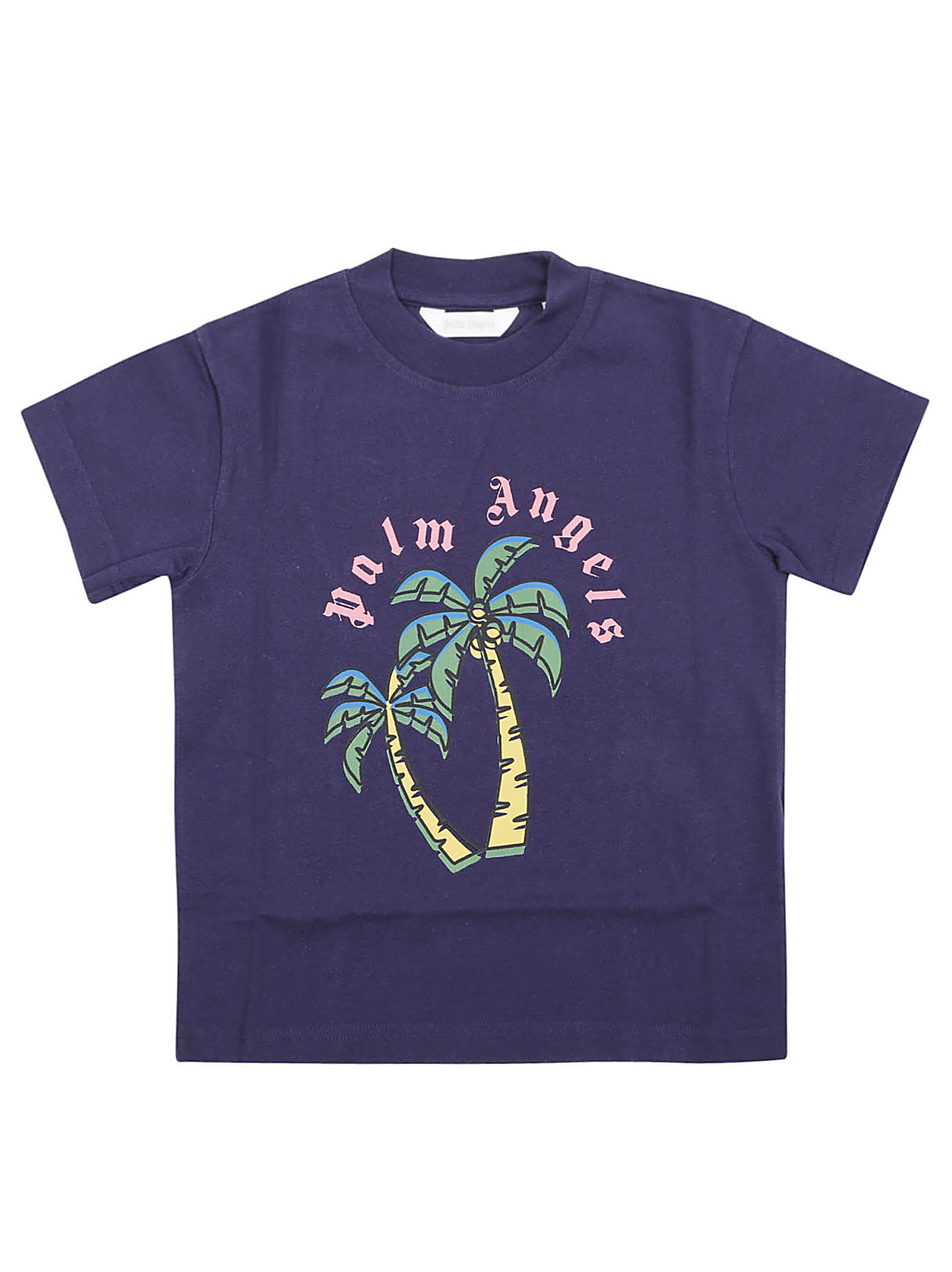 PALM ANGELS T-SHIRT WITH PALMS