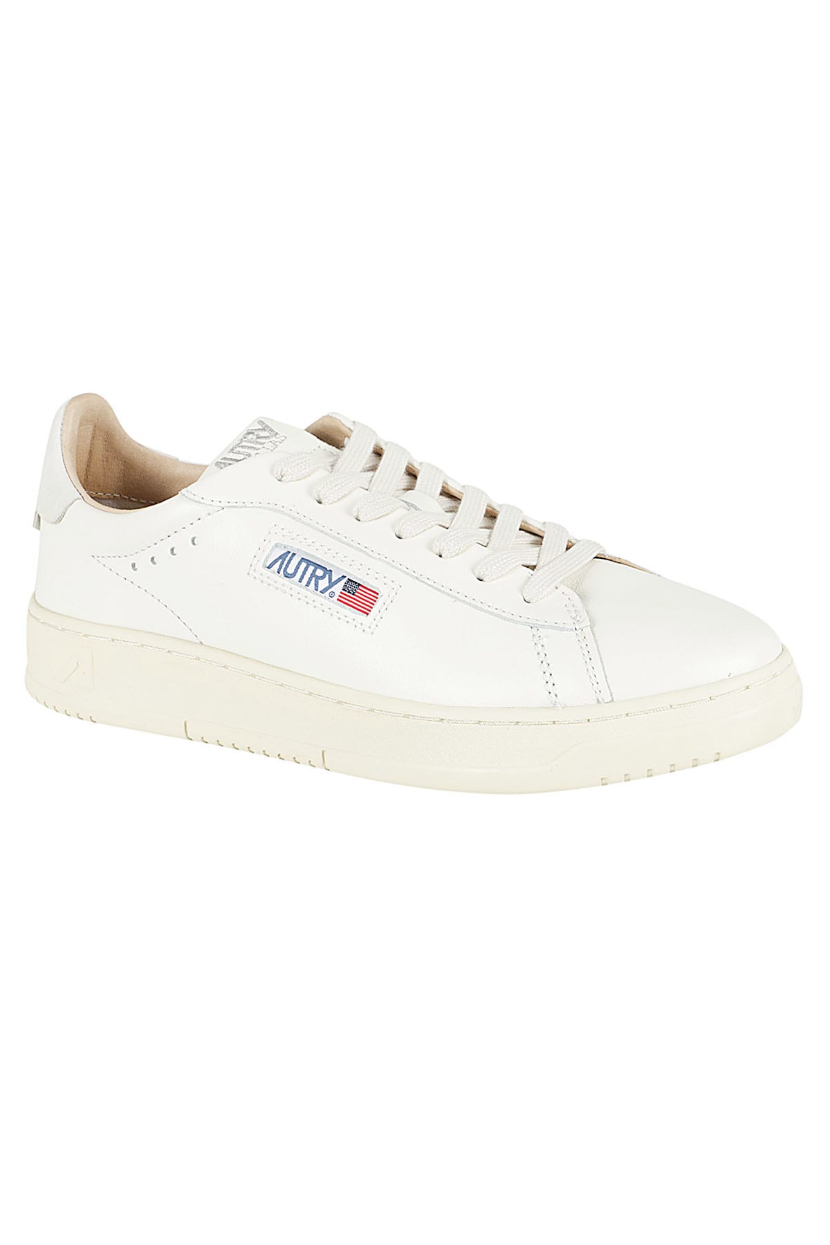 Autry Dallas Nubuck-trimmed Leather Sneakers In Msh Msh