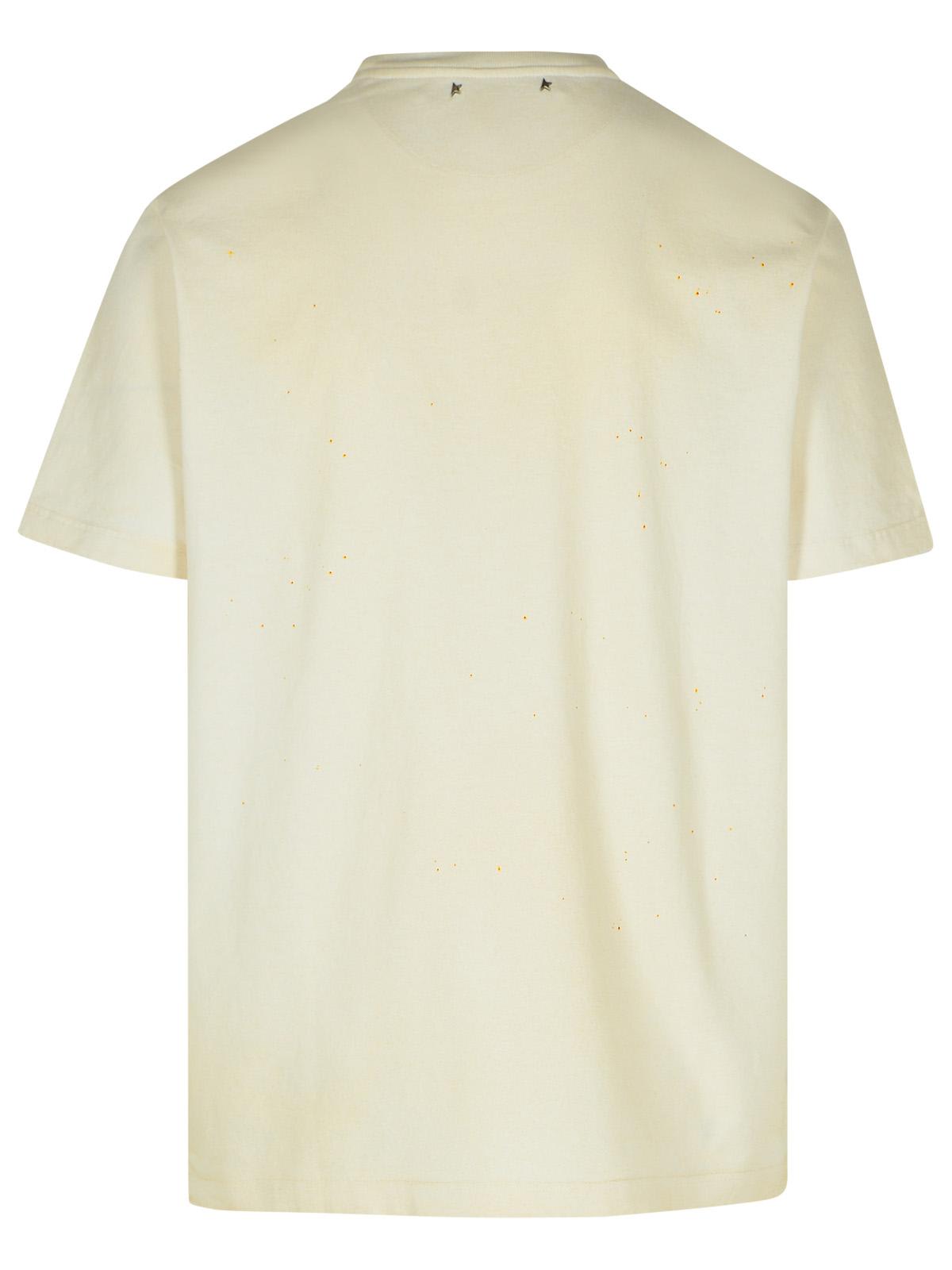 Shop Golden Goose Journey Regular T-shirt In Heritage White/black