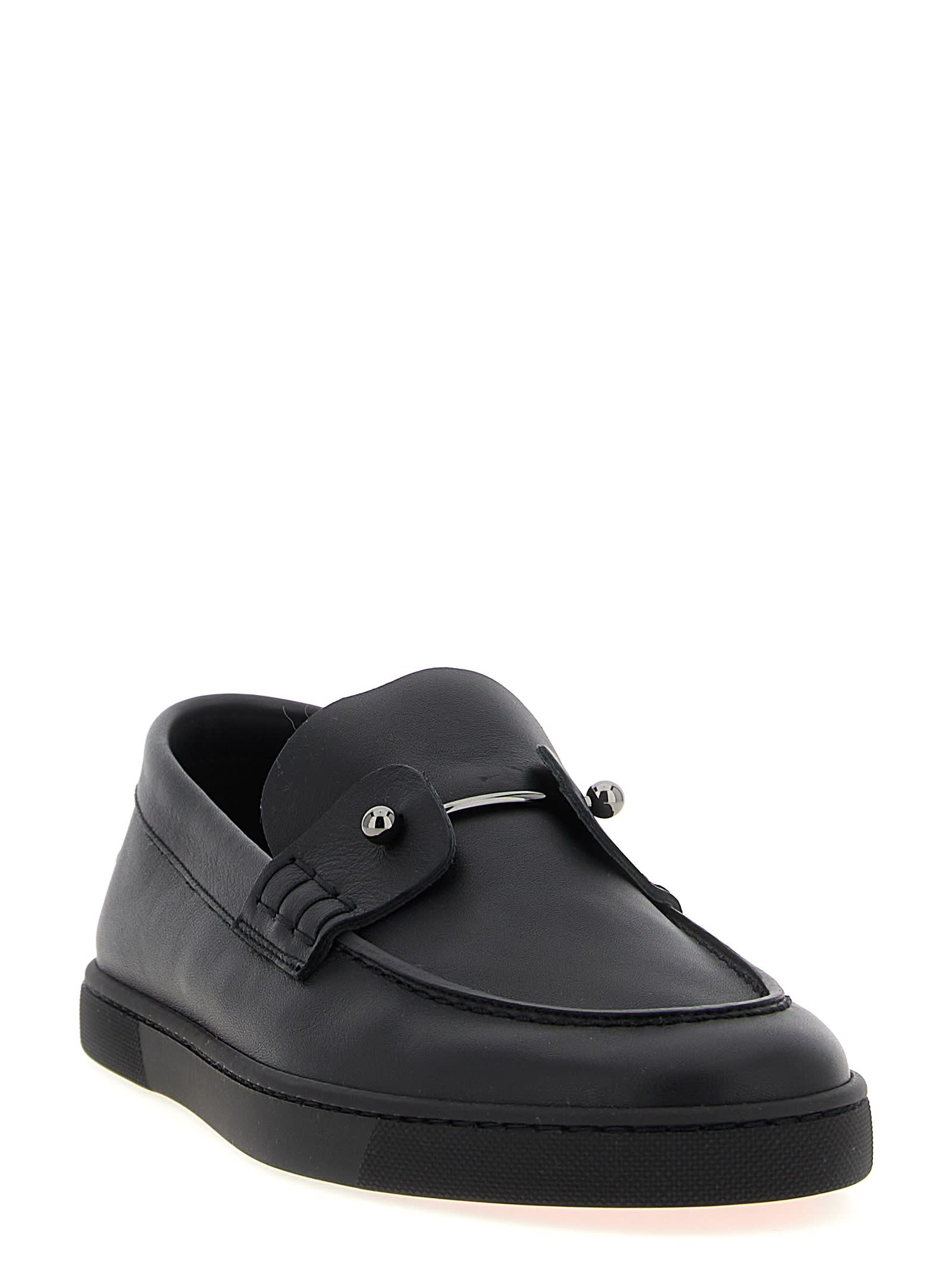 Christian Louboutin Chambeliboat Loafers In Black