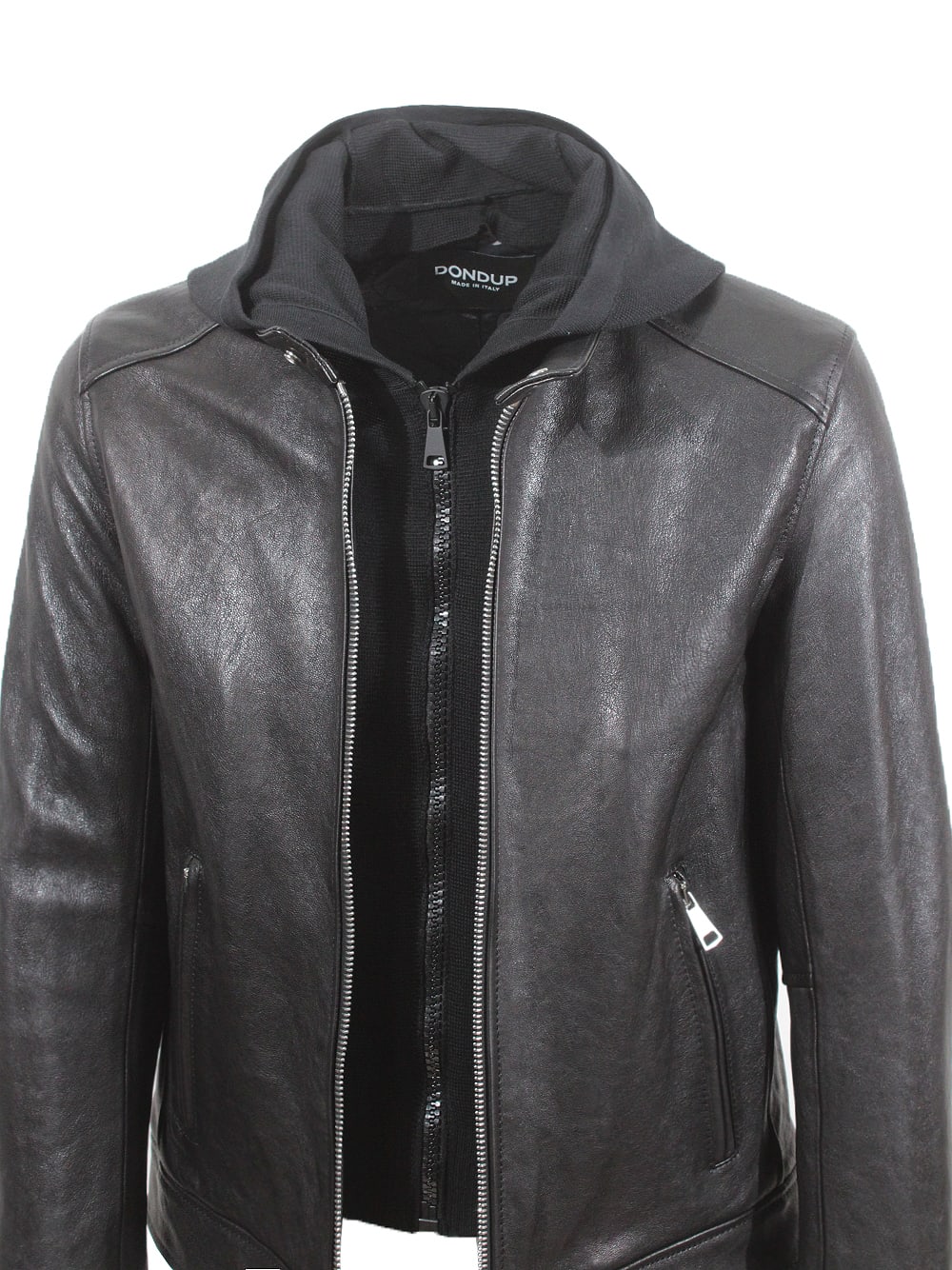 Shop Dondup Jacket In Black