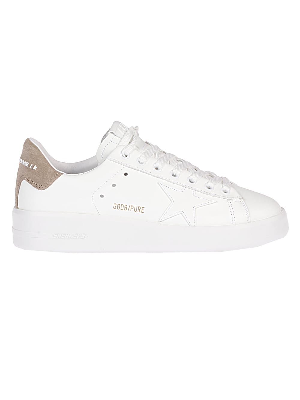 Golden Goose Pure Star Leather Upper And Star Suede Heel