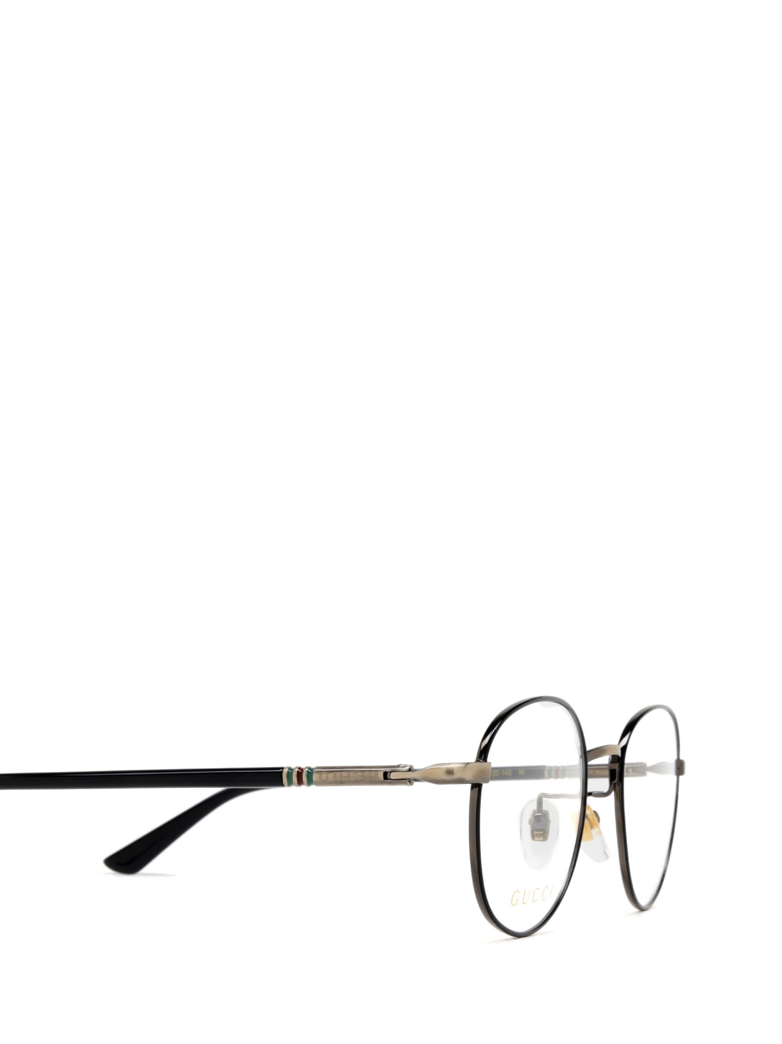 Shop Gucci Gg1128oj Black Glasses