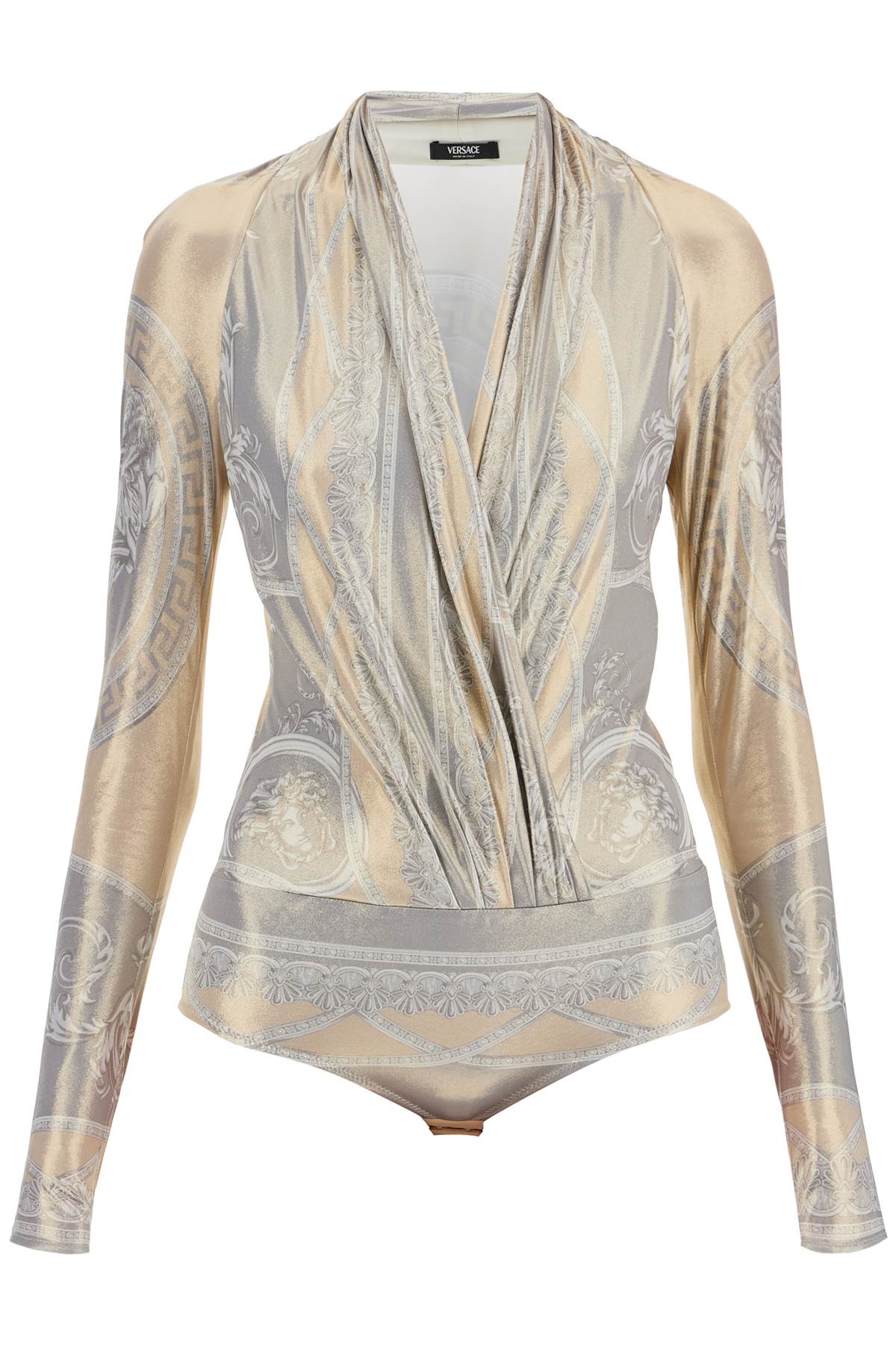 Silver Viscose Bodysuits