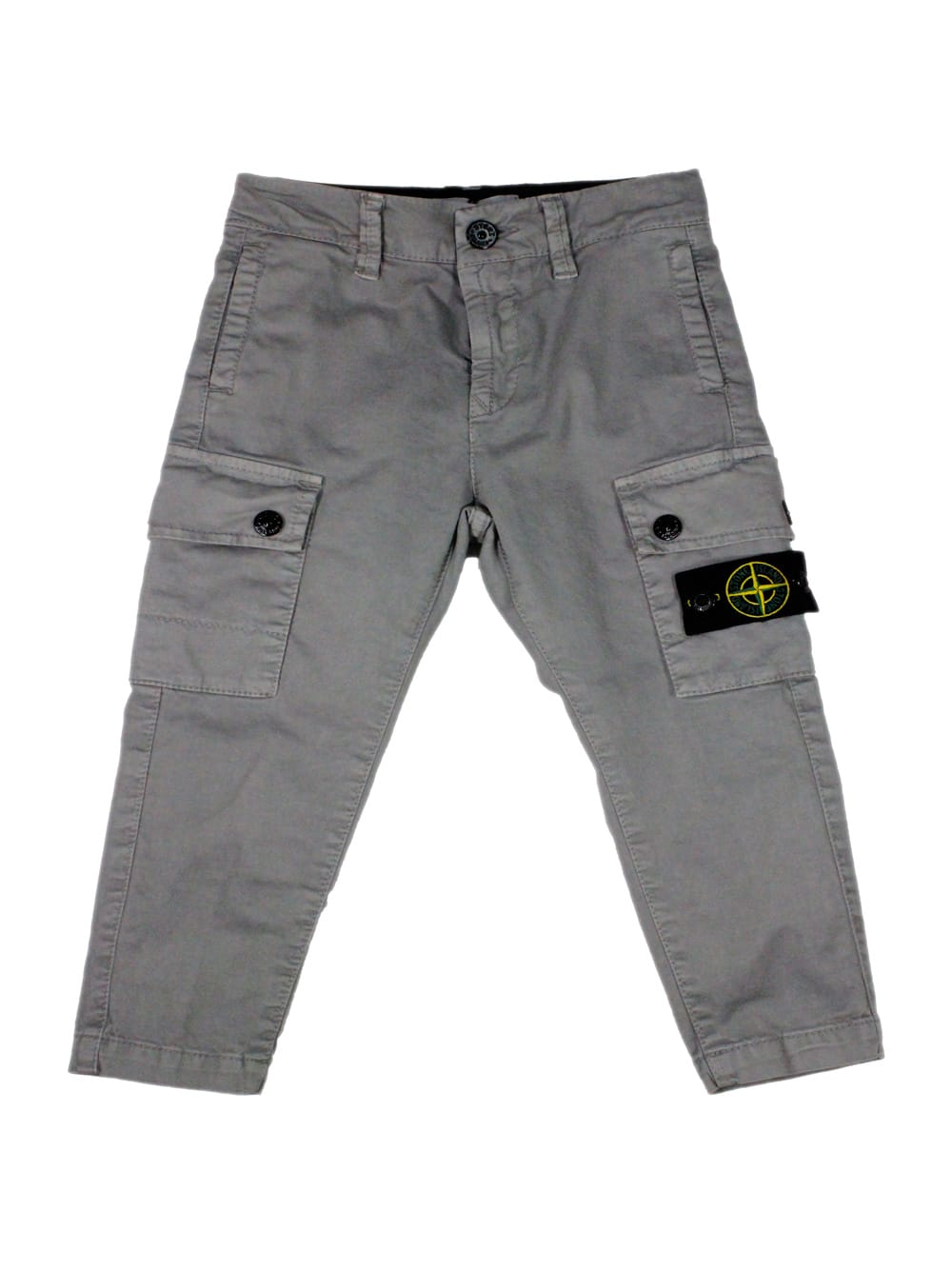 Stone Island Bottoms In Gray