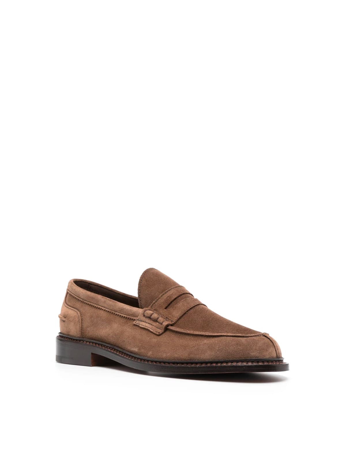 Shop Tricker's Adam Castorino Lace Up Shoes In New Brown