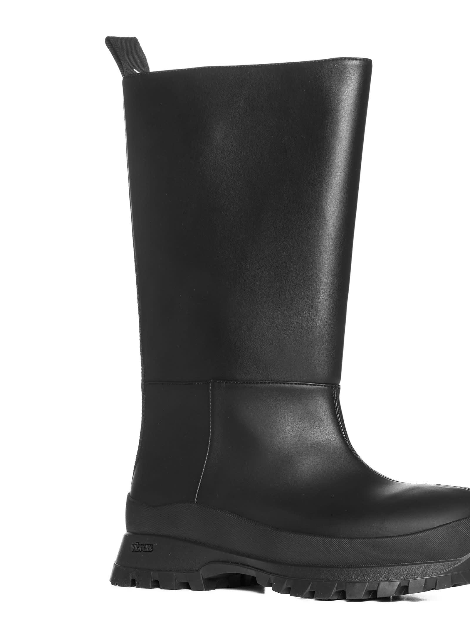 ロングブーツ STELLA McCARTNEY Black Alter Mat Tubo Trace Boots Stella Mccartney Black Trace Tubo Boots In 1000 Black | ModeSens