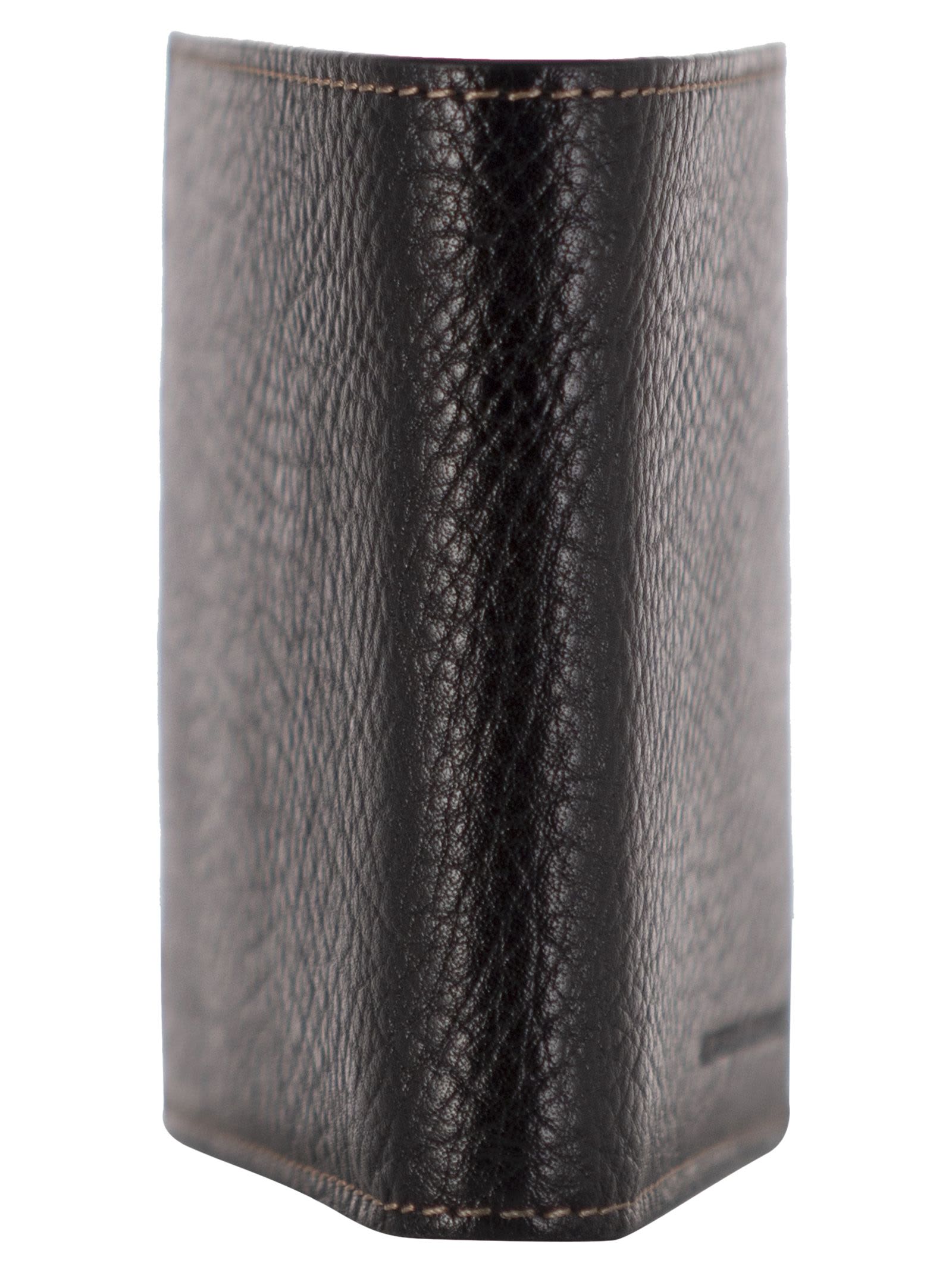 Brunello Cucinelli Grained Leather Wallet In Black